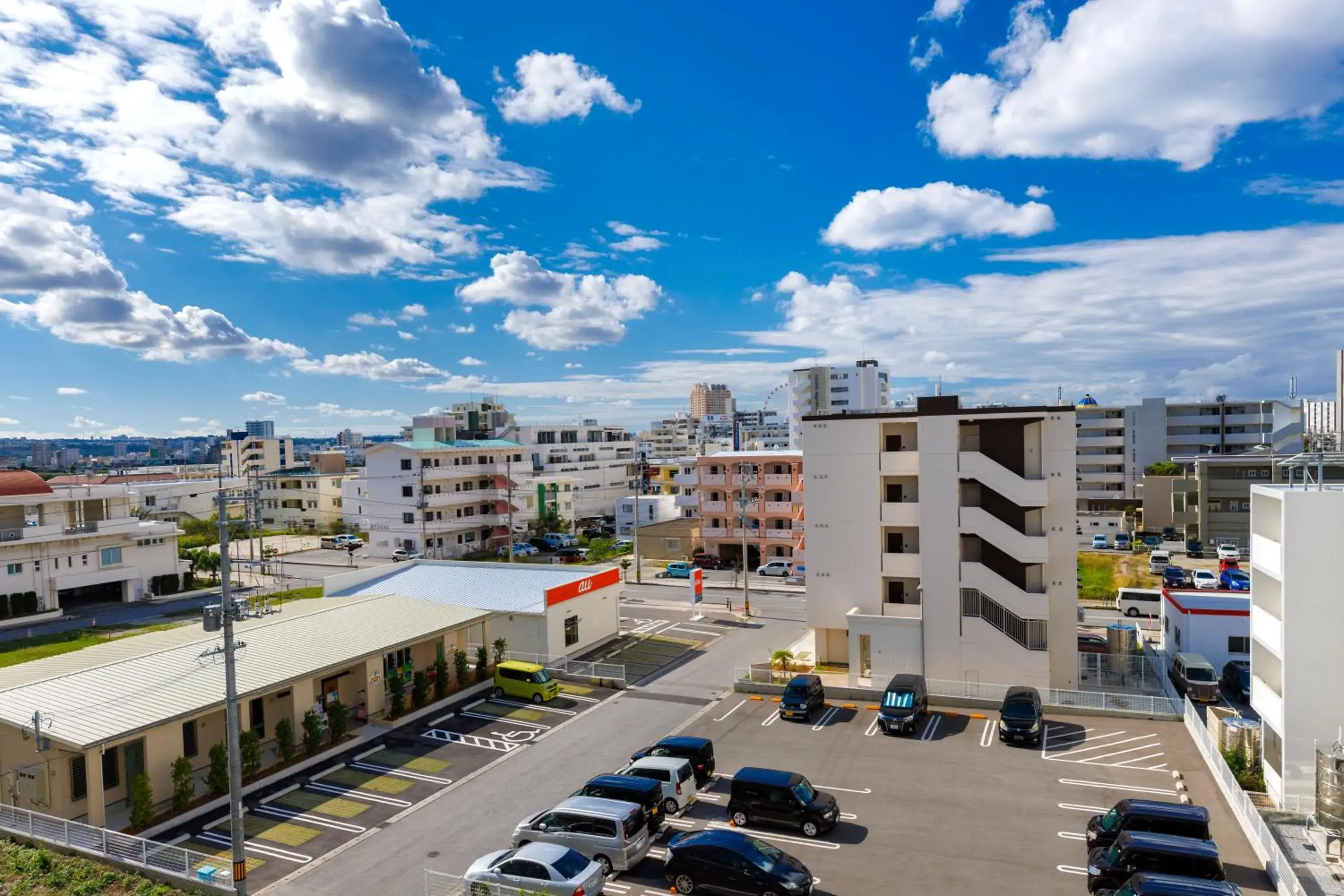 City view in Aqua Resort in Chatan City view in Aqua Resort in Chatan