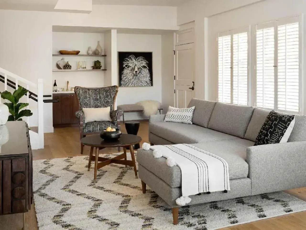 Living room in The Landsby Living room in The Landsby