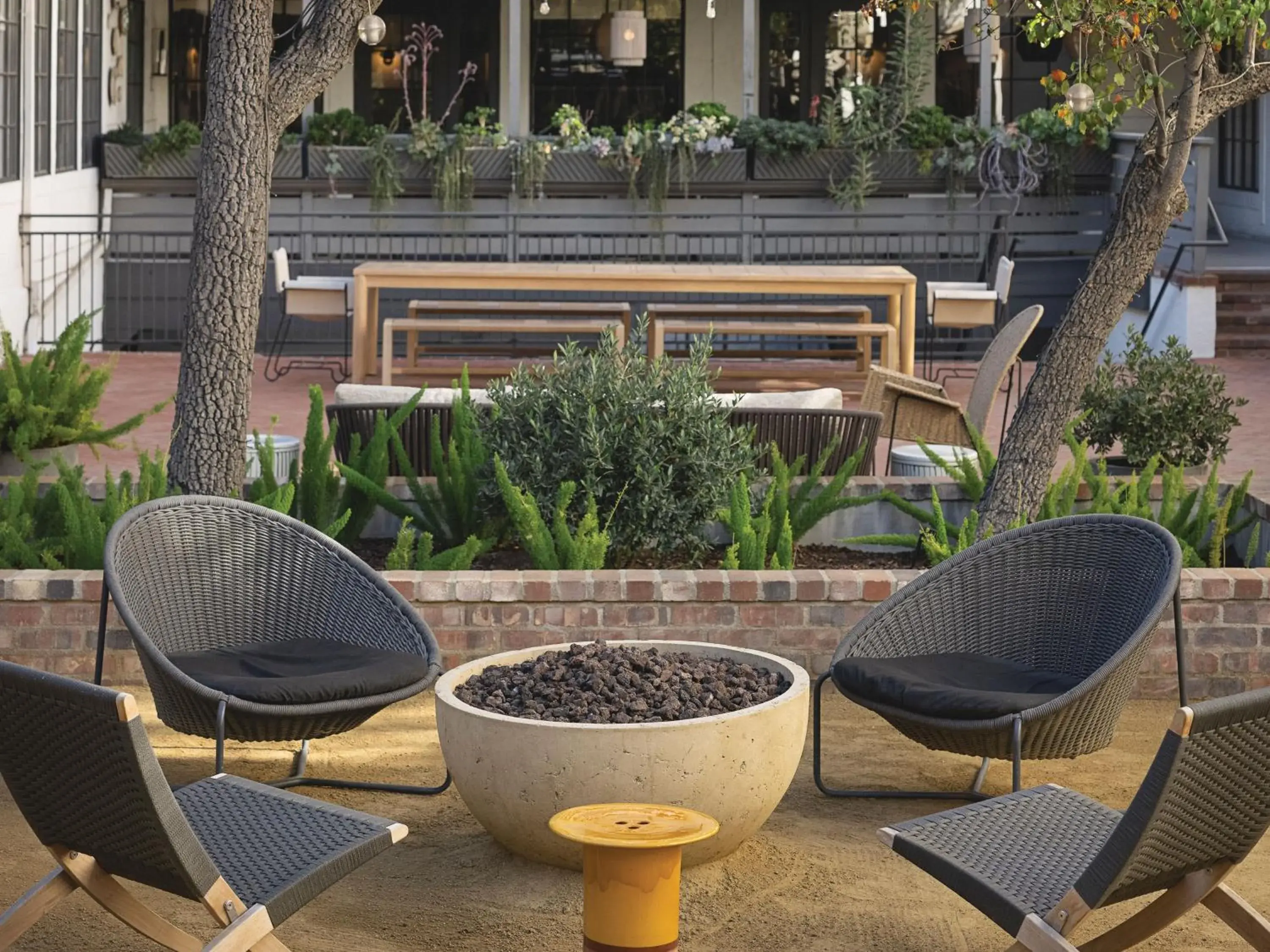 Inner courtyard view in The Landsby Inner courtyard view in The Landsby