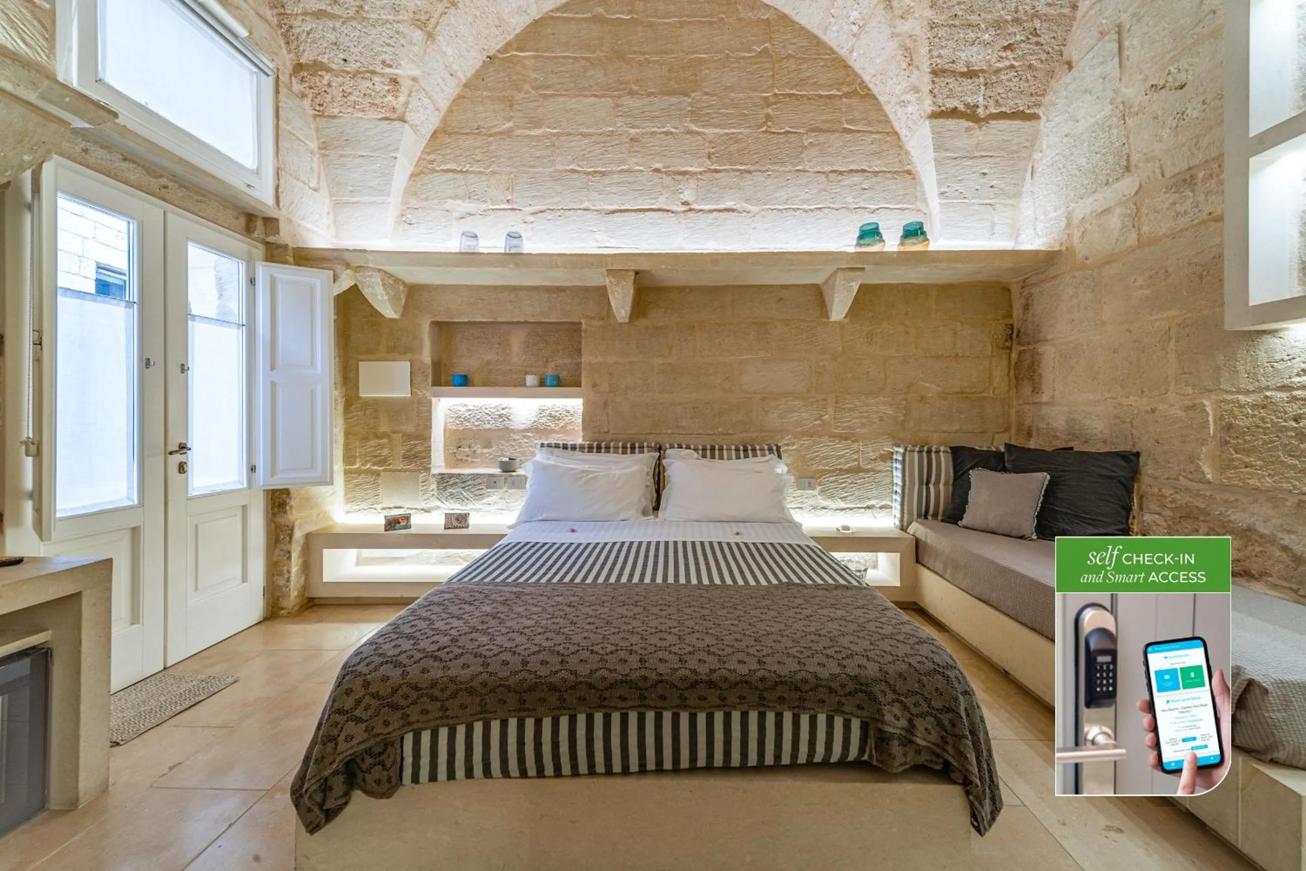 Bed in Corte Dei Granai Meeting & SPA - Raro Rooms Collection