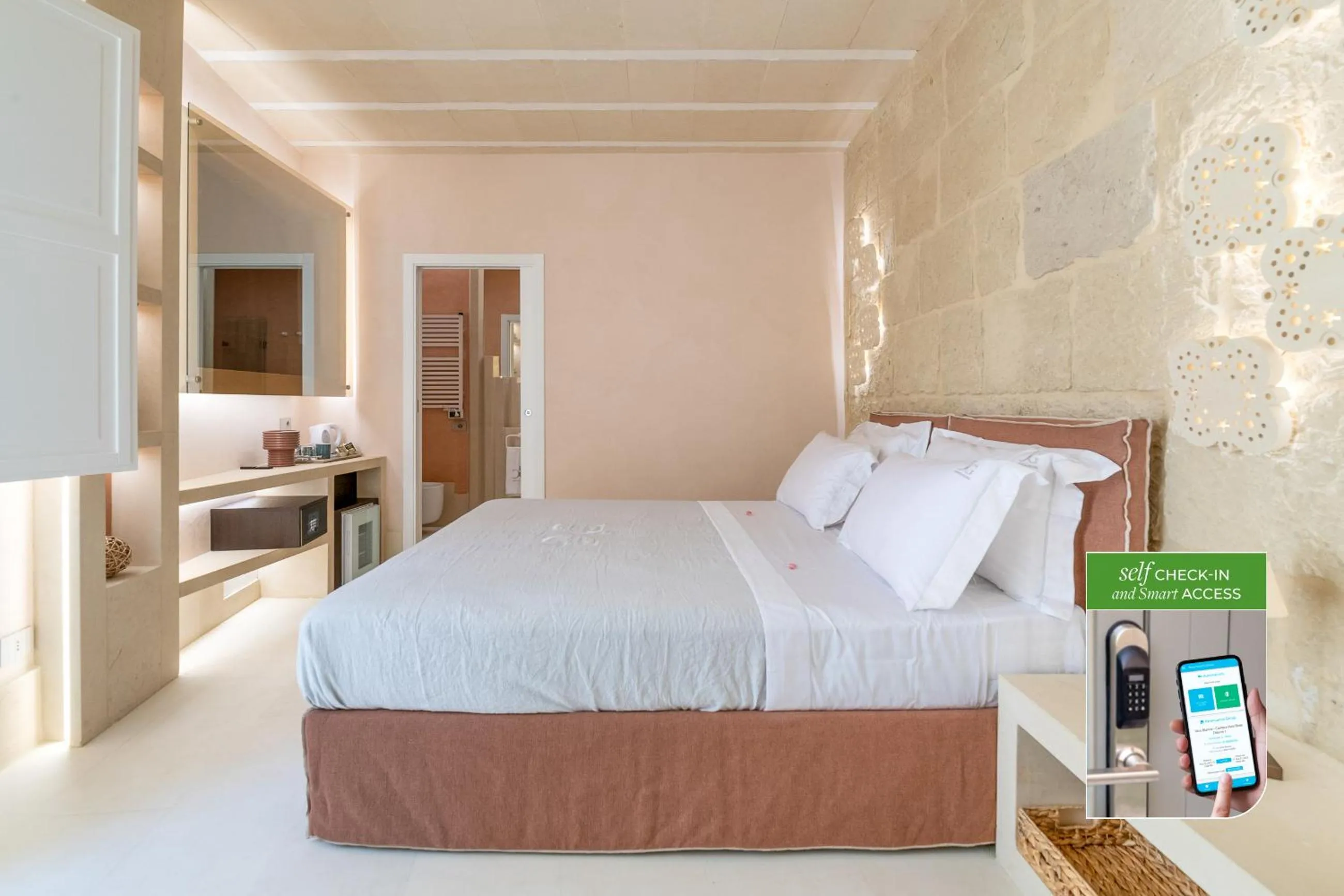 Bed in Corte Dei Granai Meeting & SPA - Raro Rooms Collection