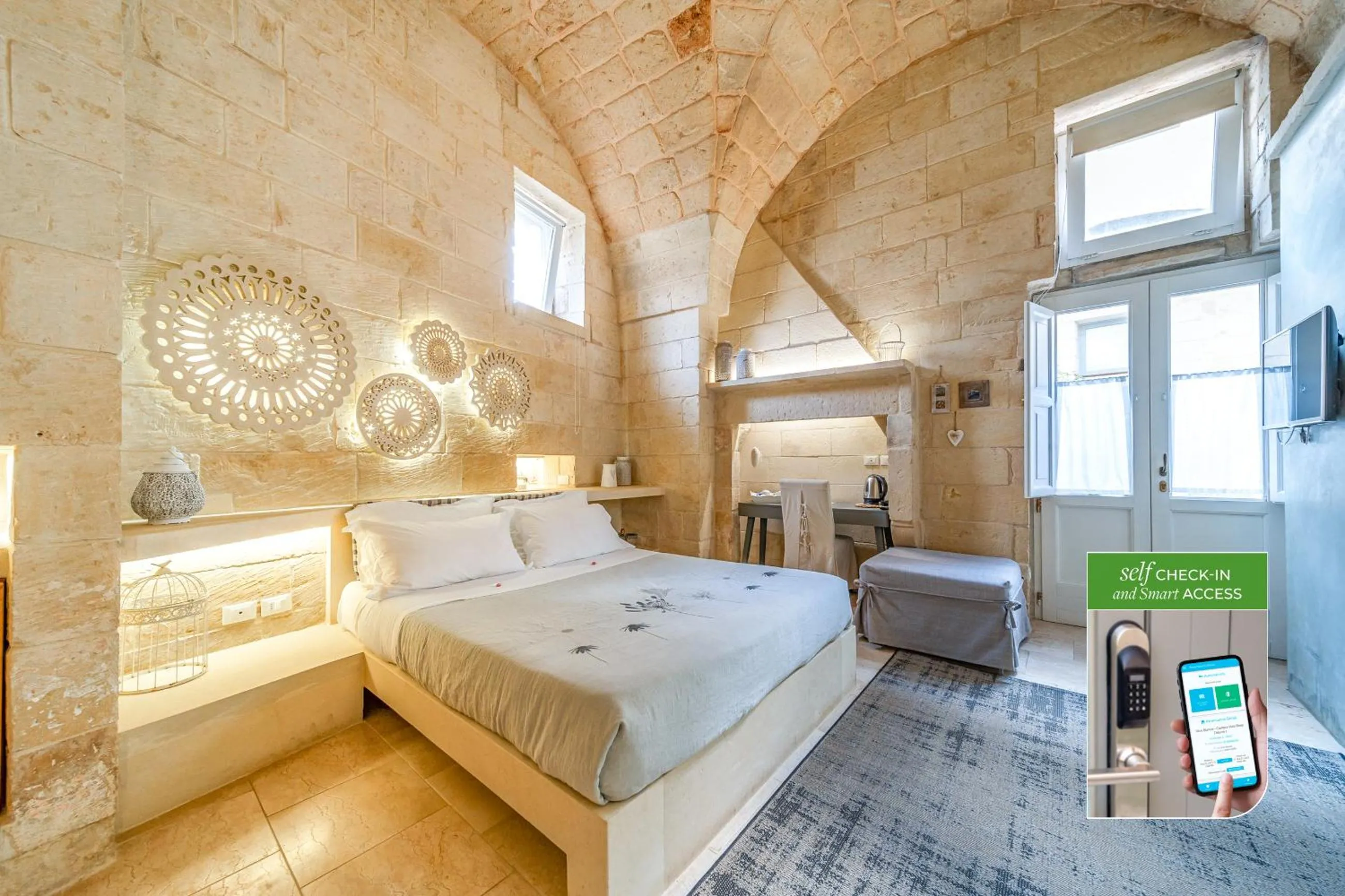 Bed in Corte Dei Granai Meeting & SPA - Raro Rooms Collection