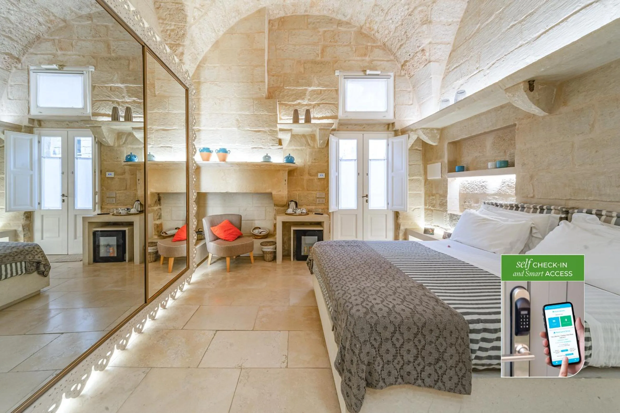 Bed in Corte Dei Granai Meeting & SPA - Raro Rooms Collection