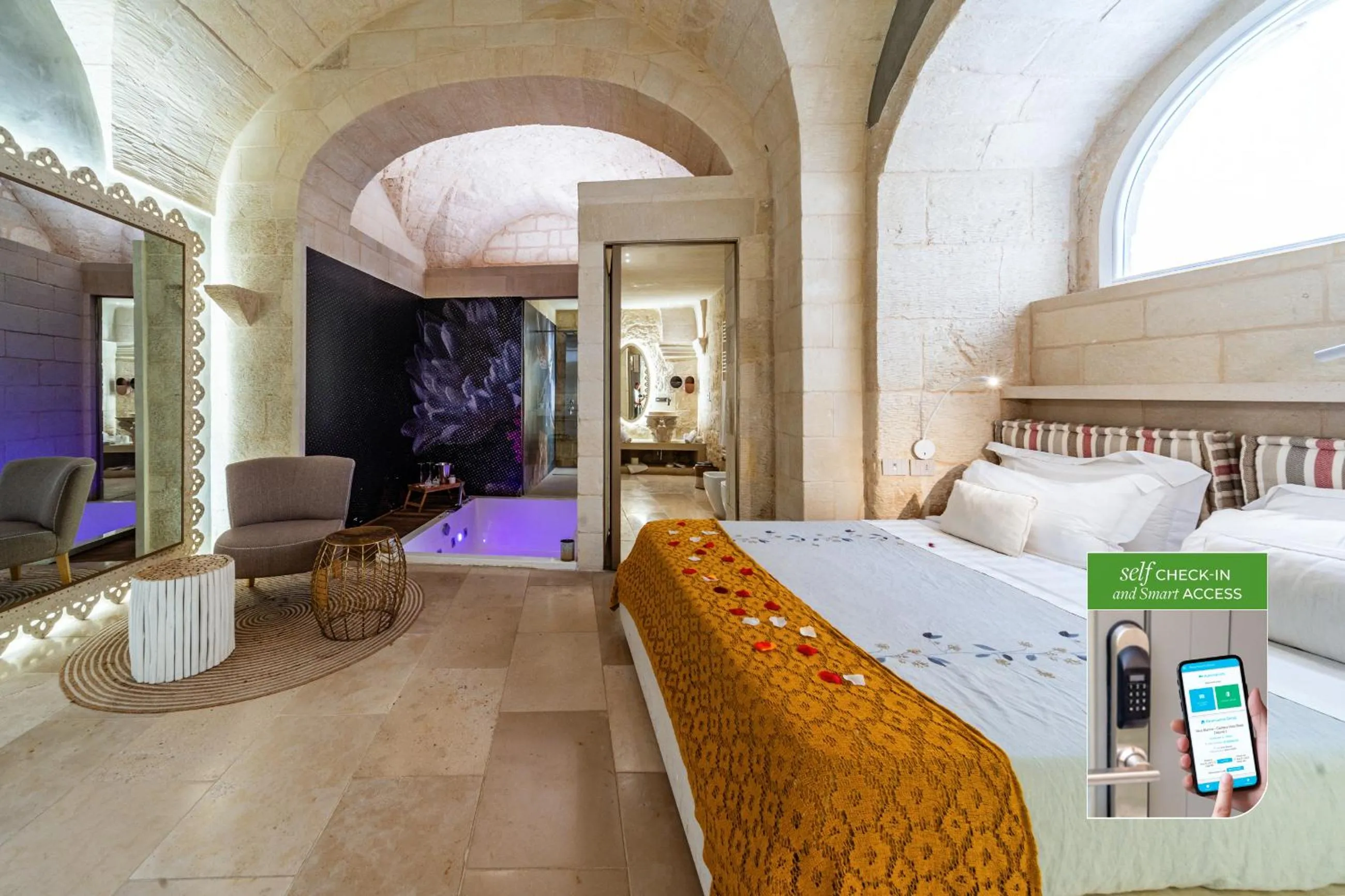 Bed in Corte Dei Granai Meeting & SPA - Raro Rooms Collection