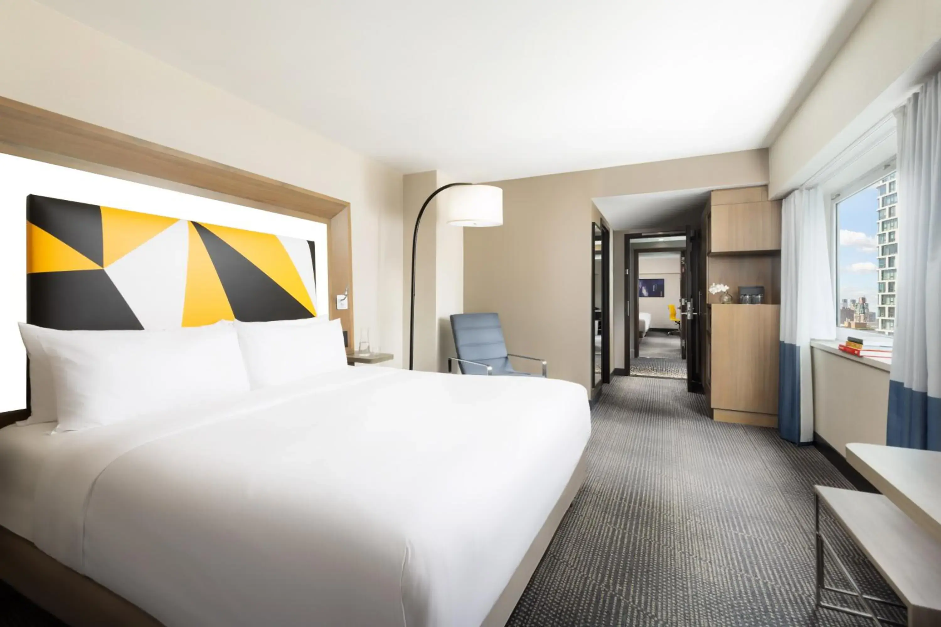 Bedroom, Bed in M Social Hotel Times Square New York Bedroom, Bed in M Social Hotel Times Square New York