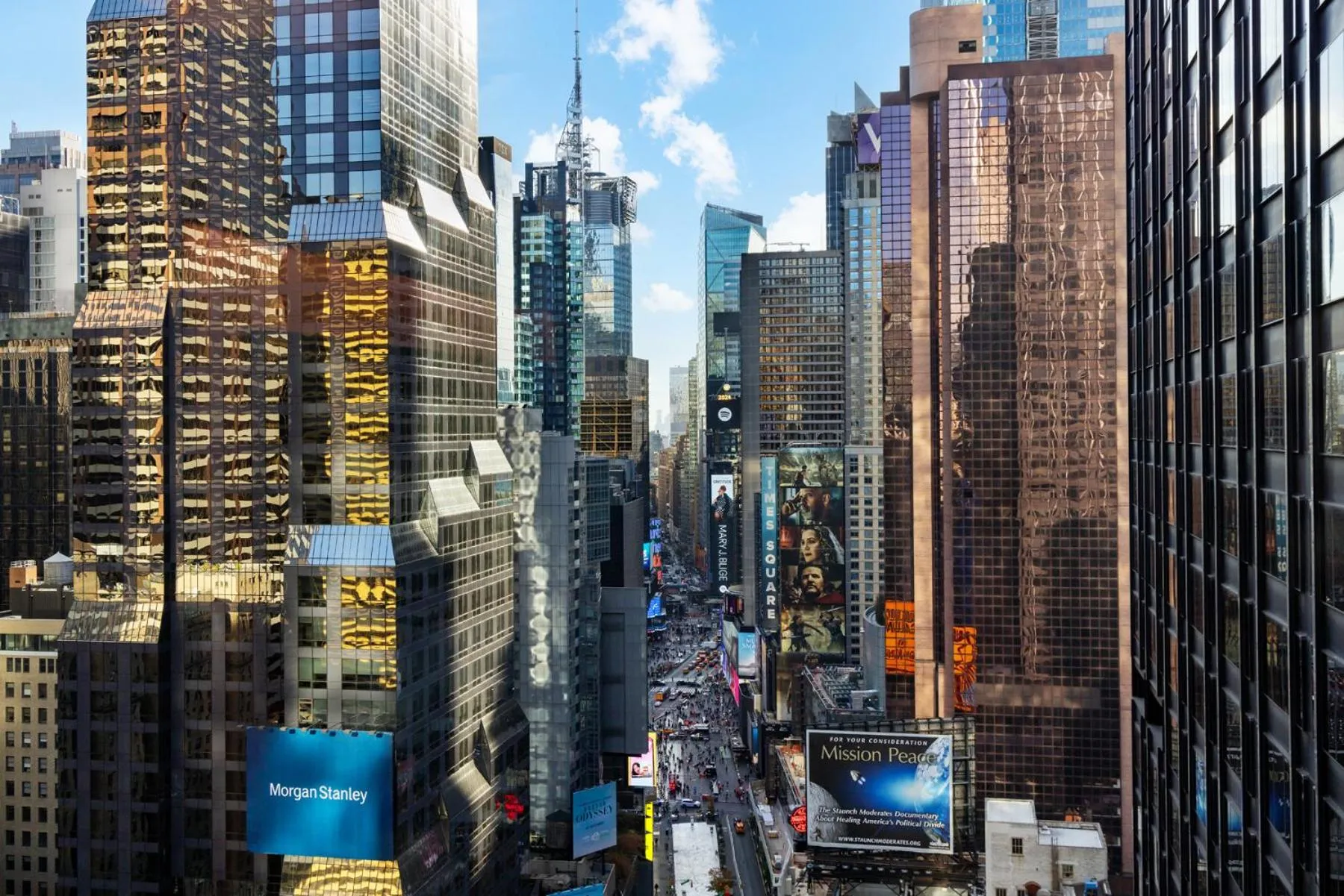 Bird's eye view in M Social Hotel Times Square New York