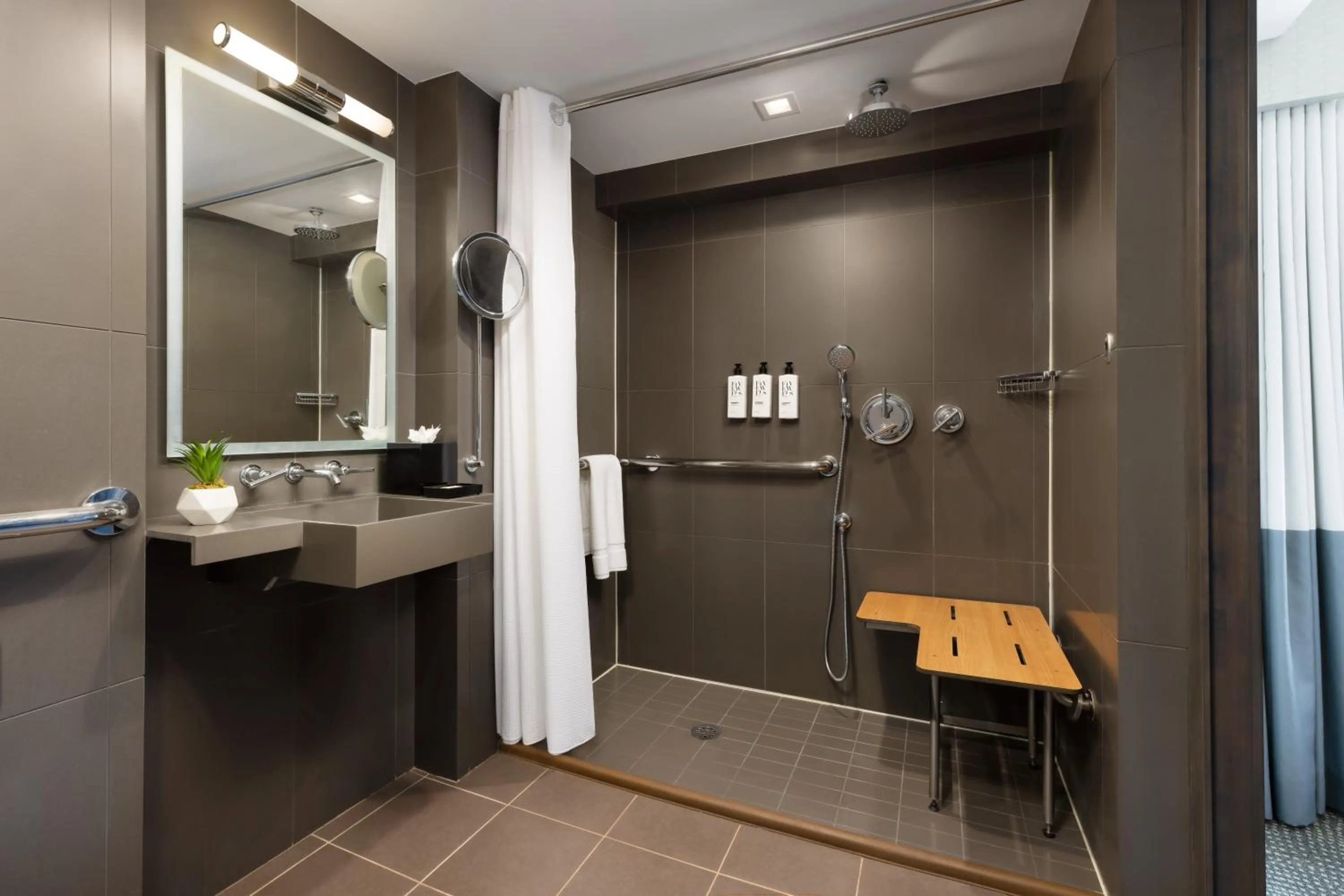 Bathroom in M Social Hotel Times Square New York