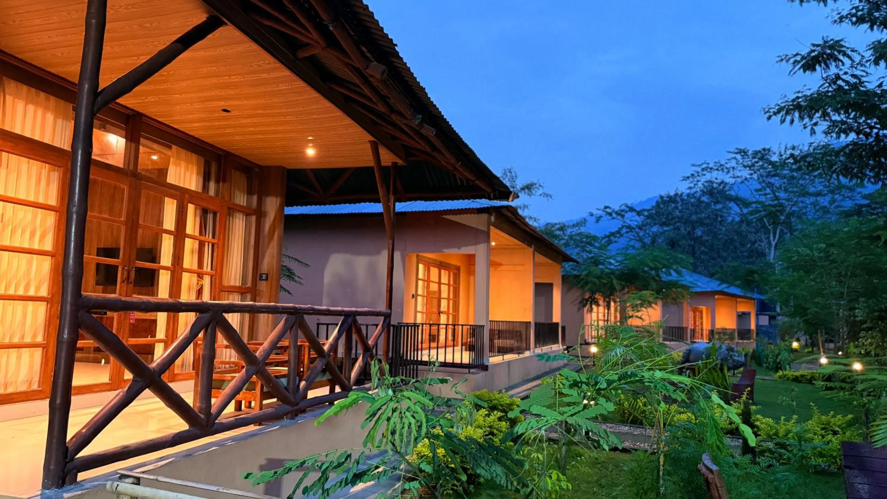 Property building in Kaziranga Eco Village Resort