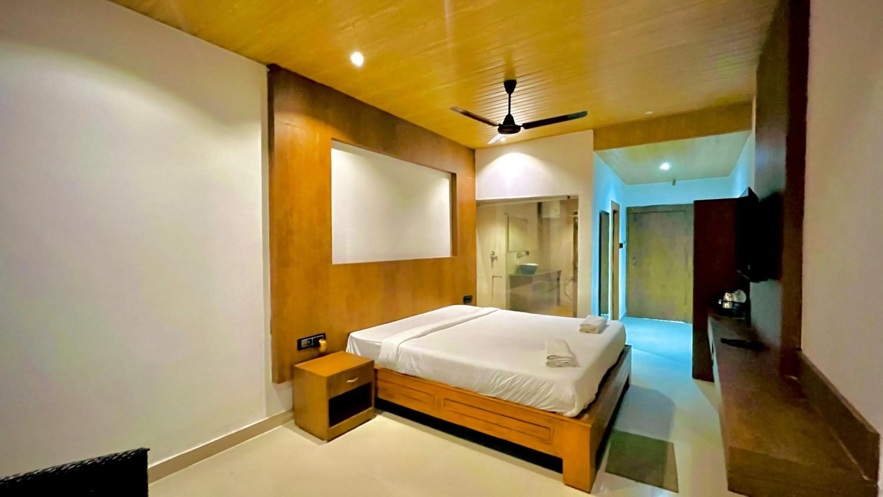 Bed in Kaziranga Eco Village Resort