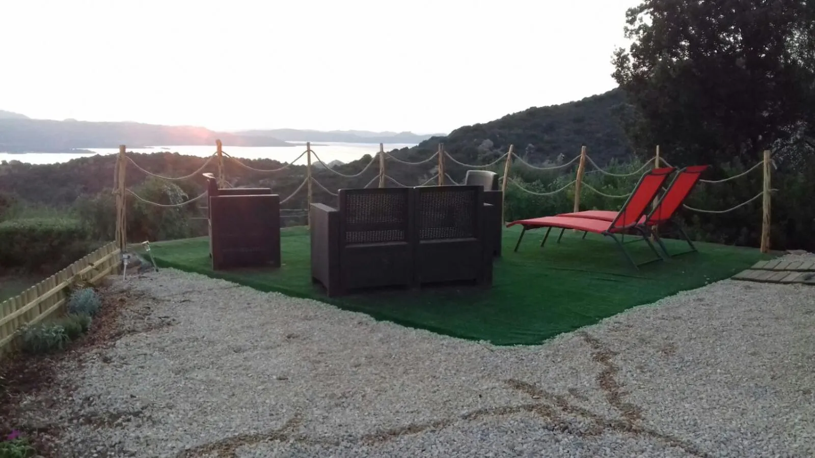 Garden in B&B Bedda Ista