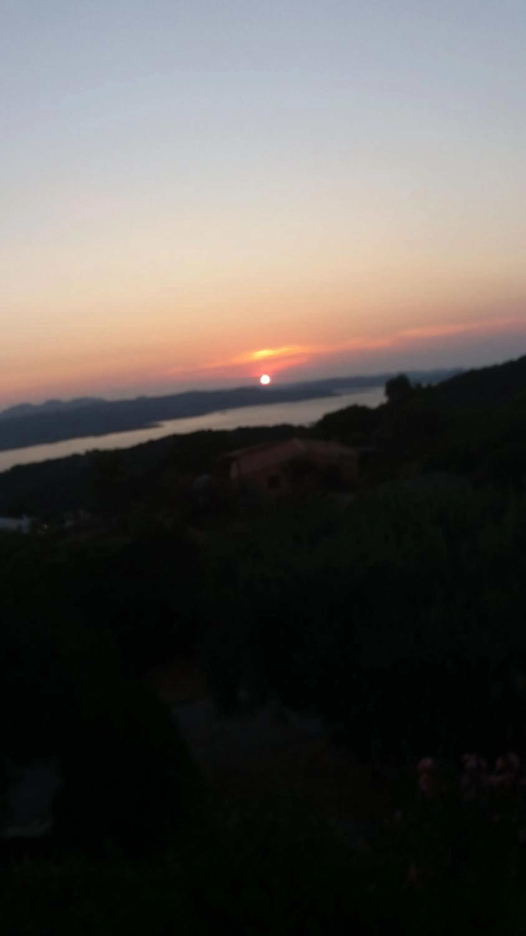 Sunset in B&B Bedda Ista