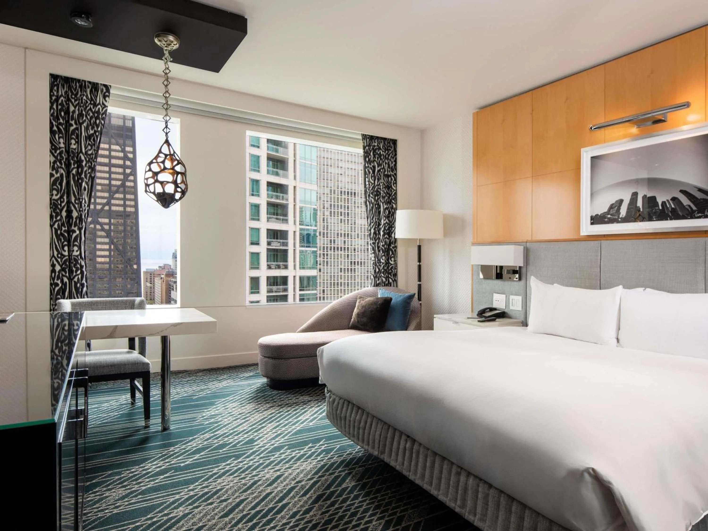Bedroom, Bed in Sofitel Chicago Magnificent Mile