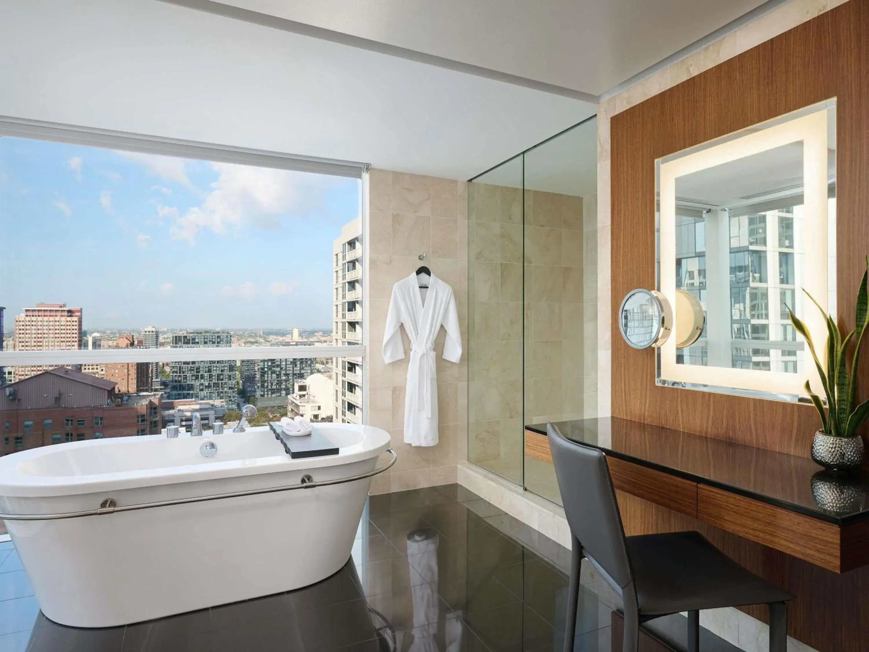 Bedroom in Sofitel Chicago Magnificent Mile Bedroom in Sofitel Chicago Magnificent Mile