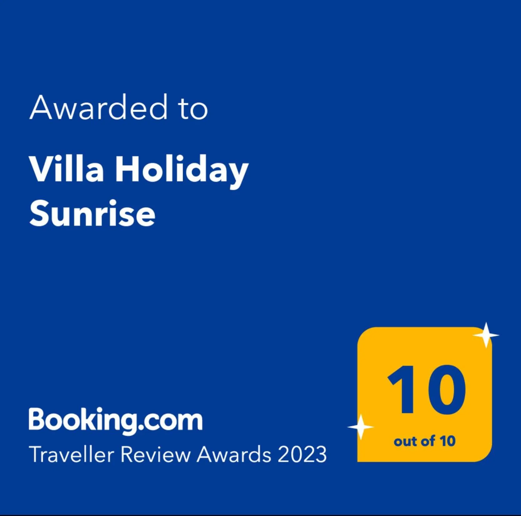 Villa Holiday Sunrise