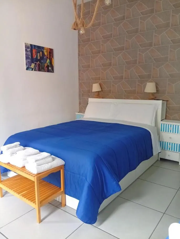 Bed in Megaride Santa Lucia