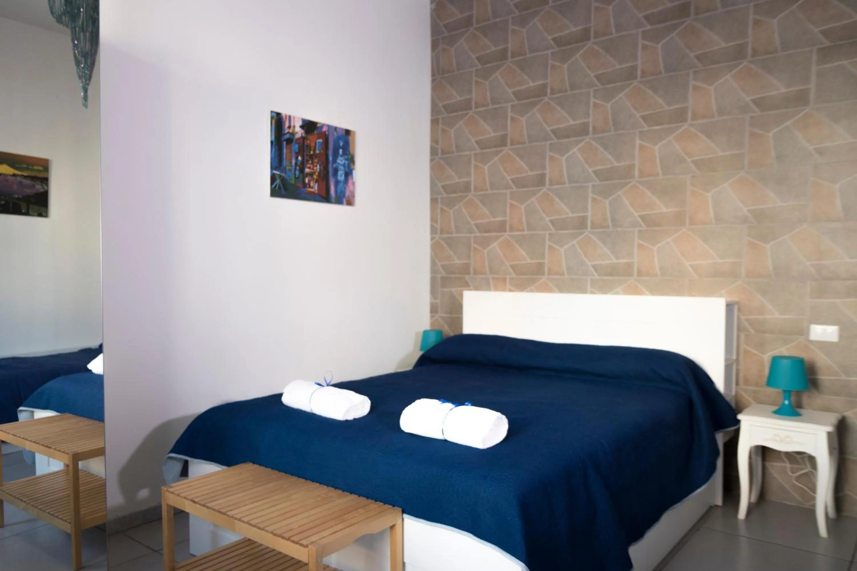 Bedroom, Bed in Megaride Santa Lucia