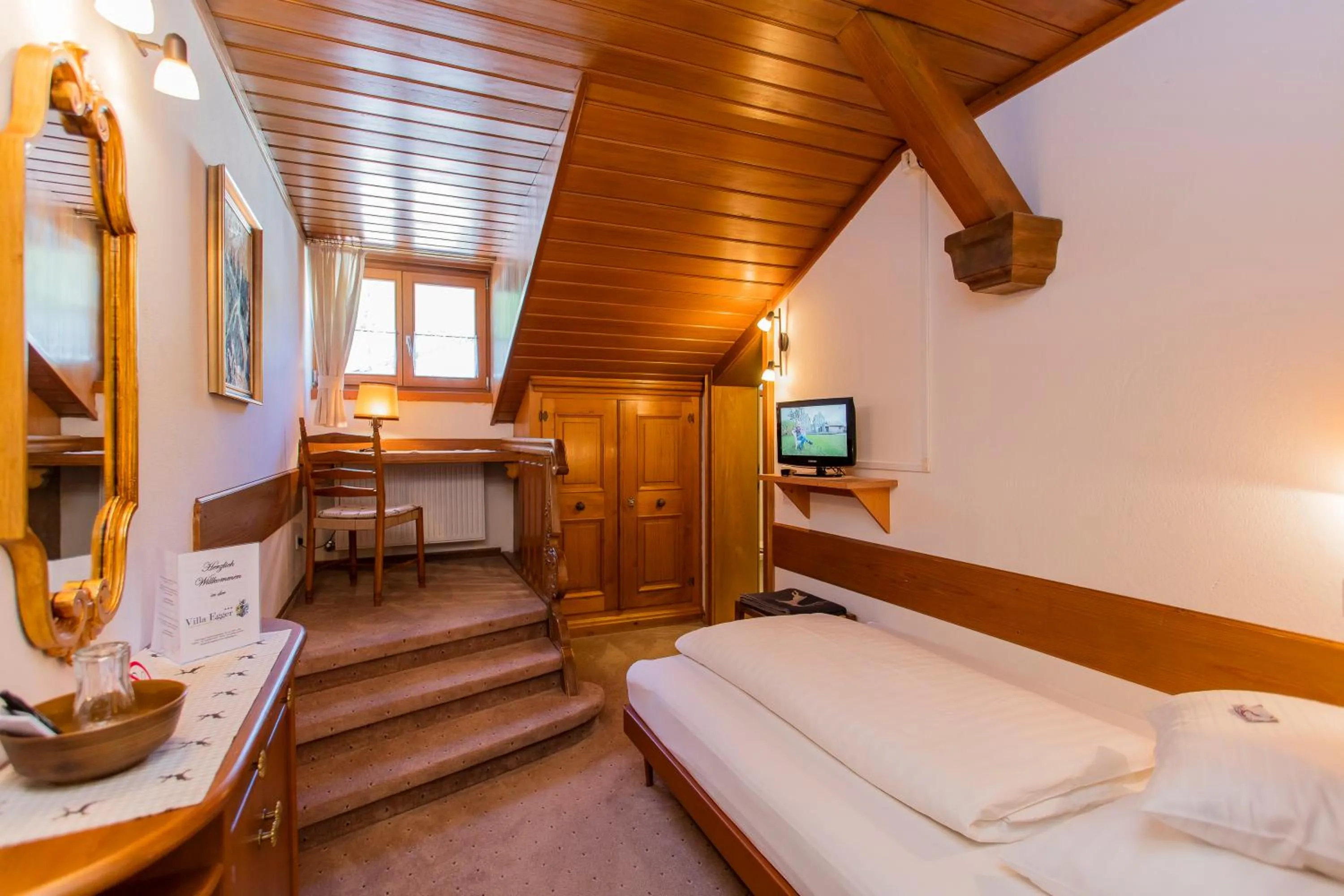 Bed in Villa Egger