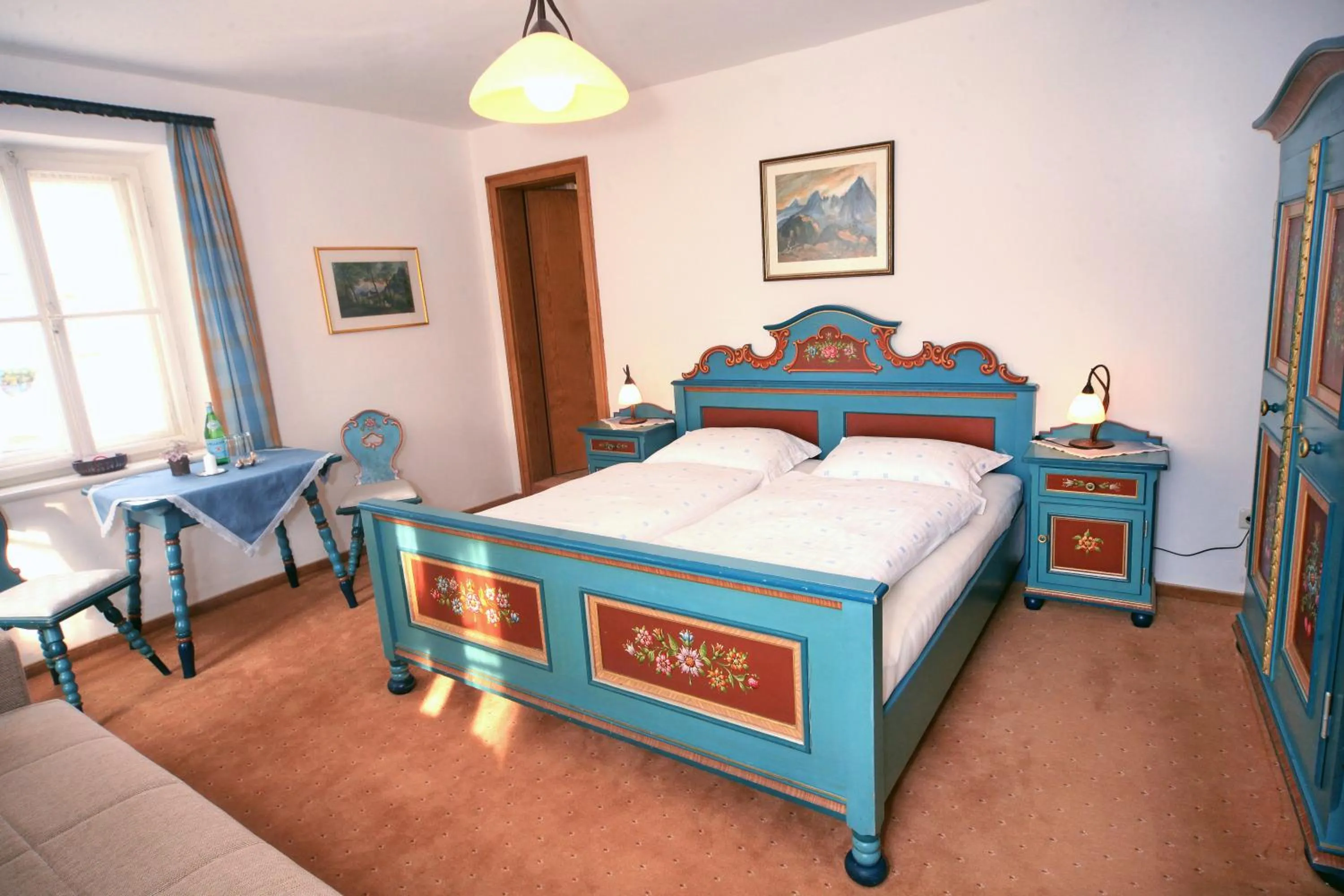 Bedroom, Bed in Villa Egger