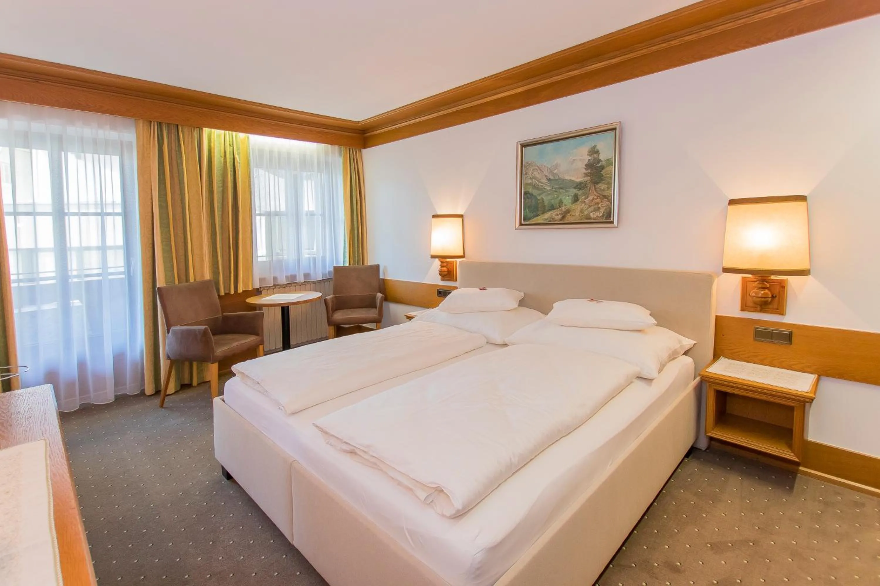 Bed in Villa Egger