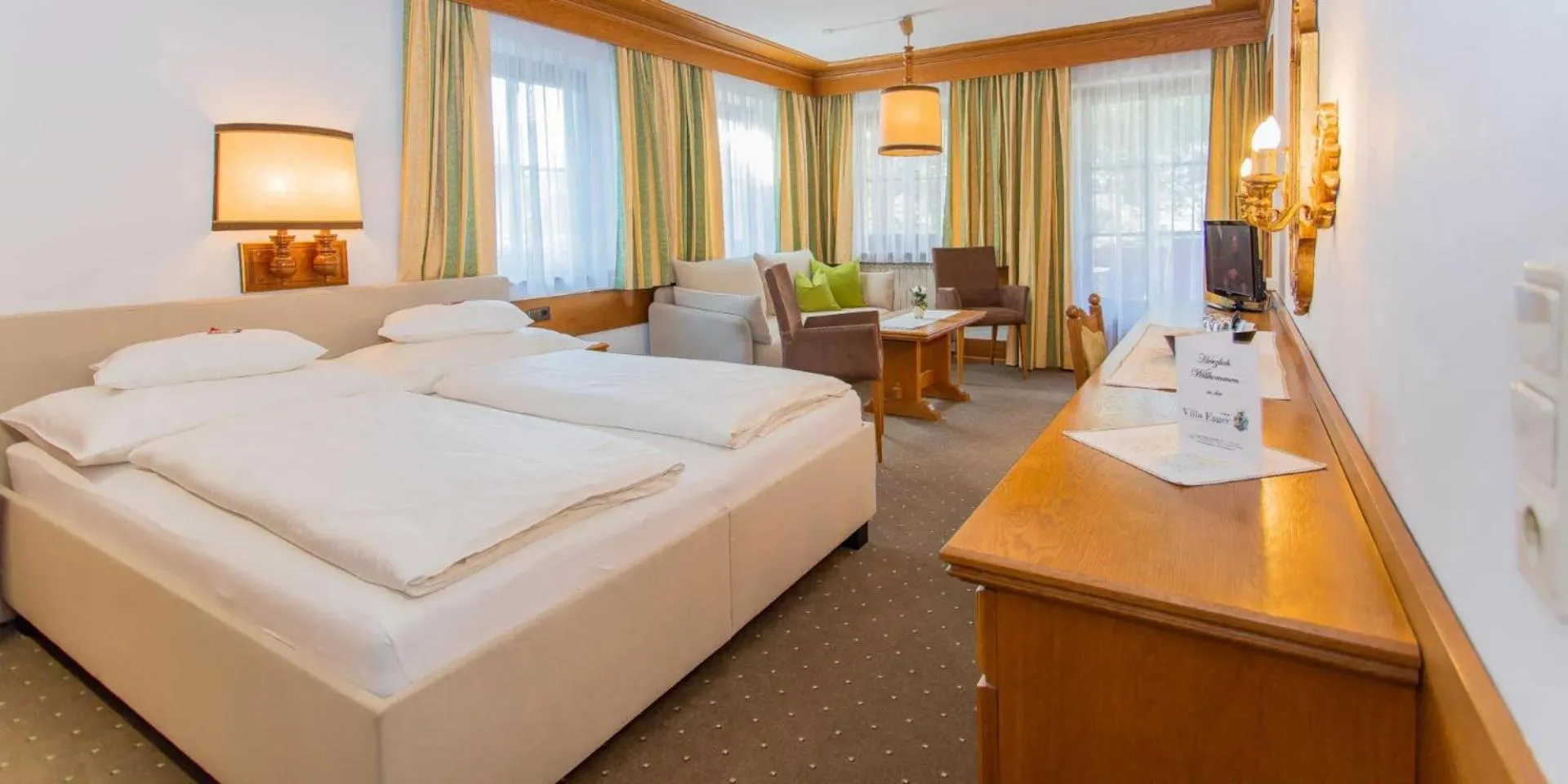 Bed in Villa Egger