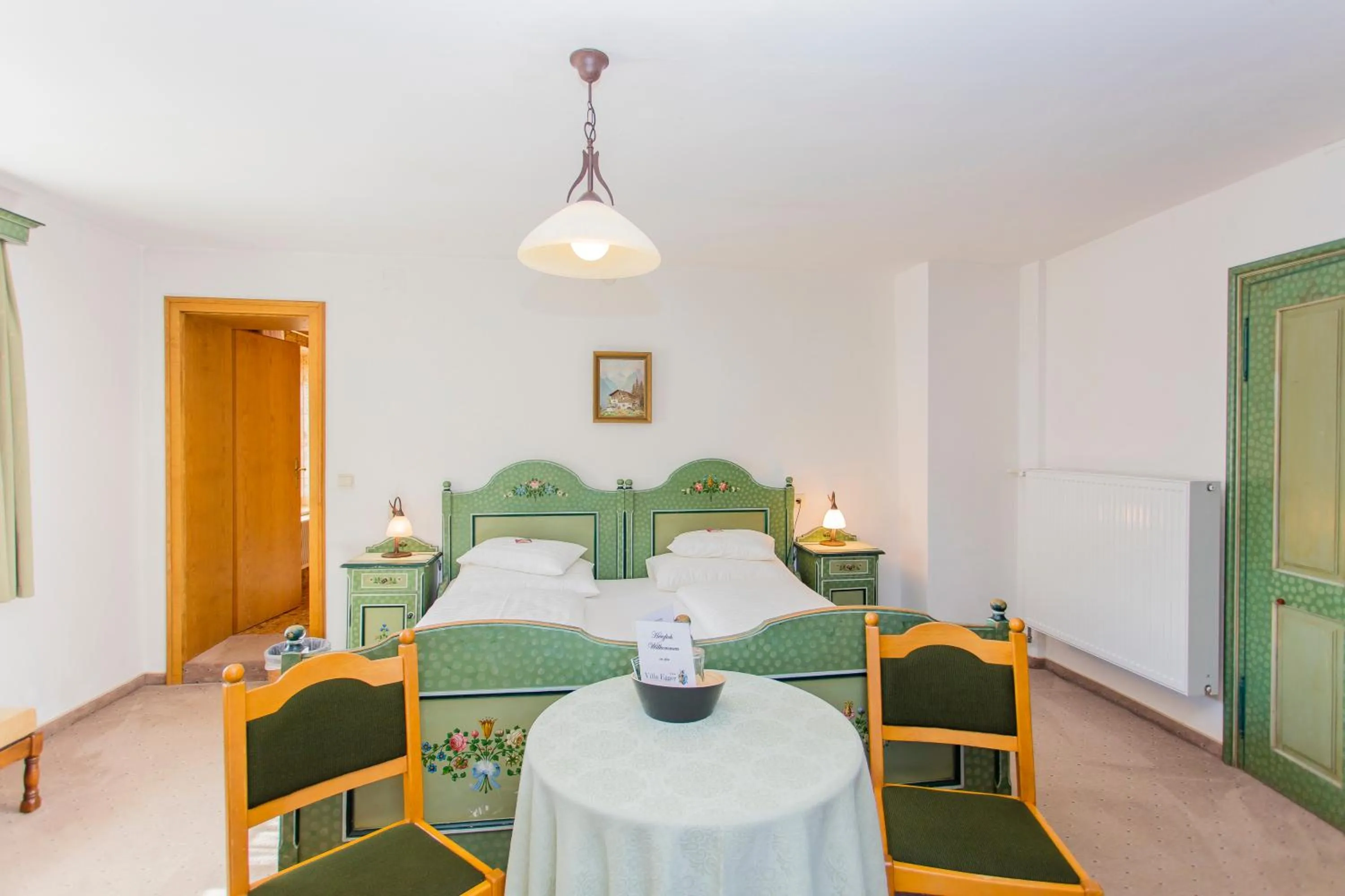 Bed in Villa Egger