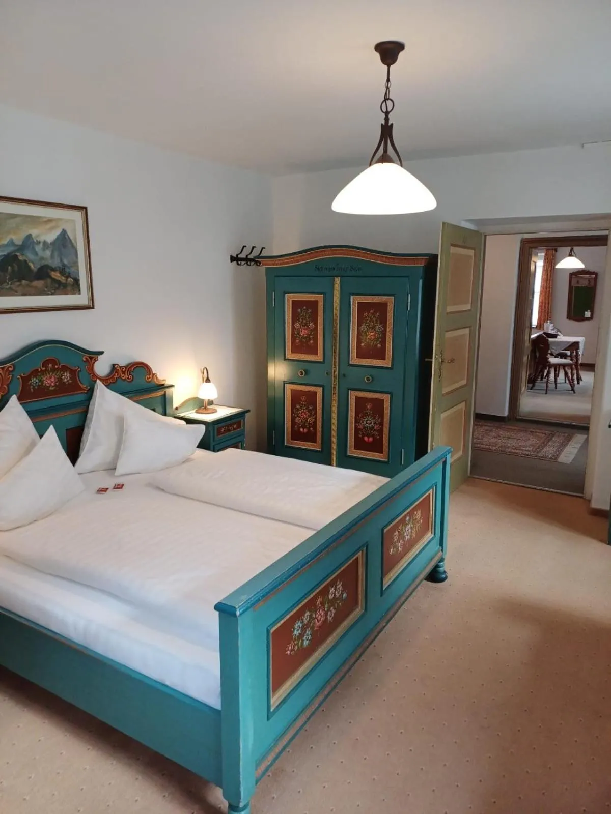 Bed in Villa Egger