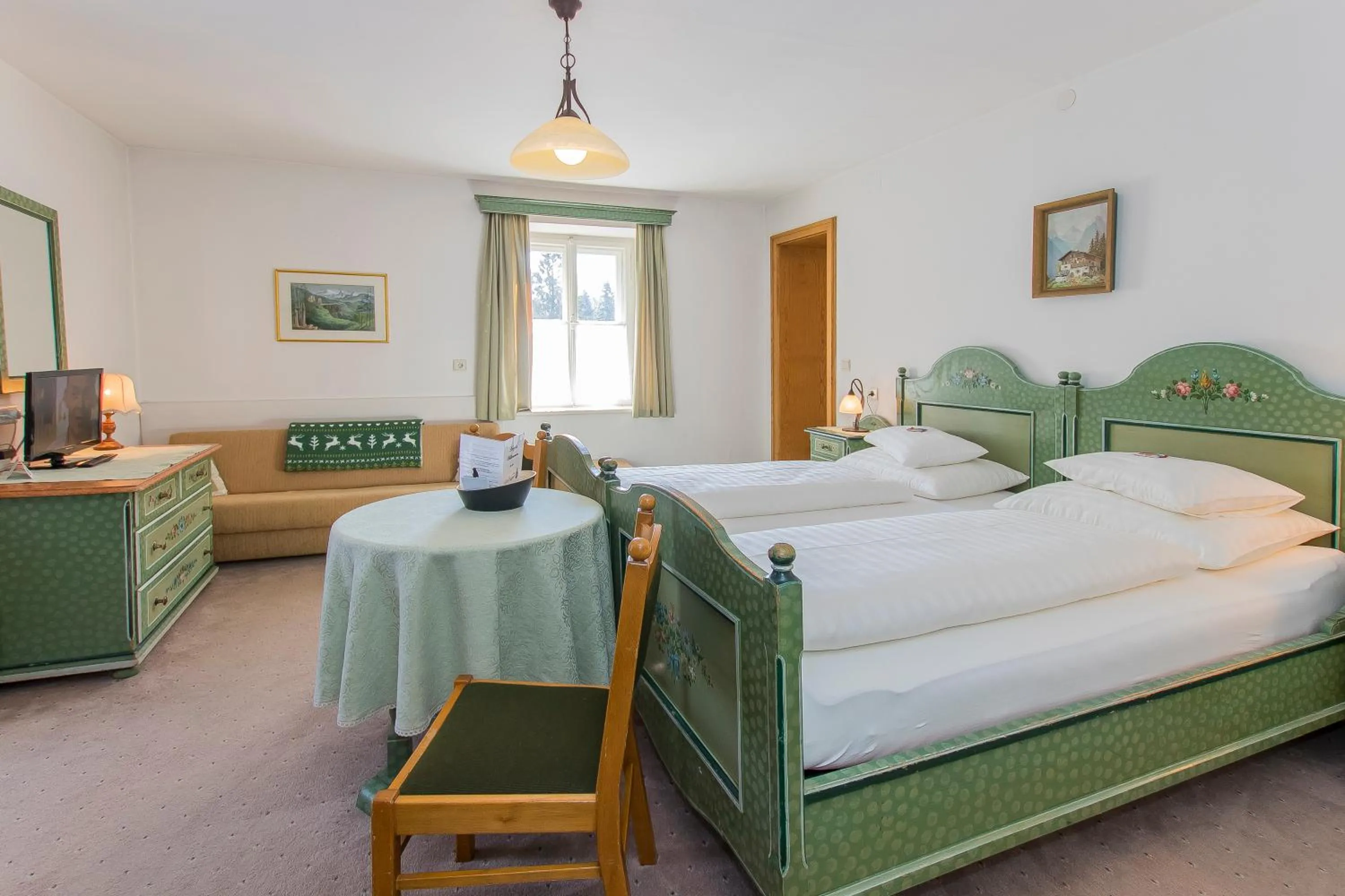 Bed in Villa Egger