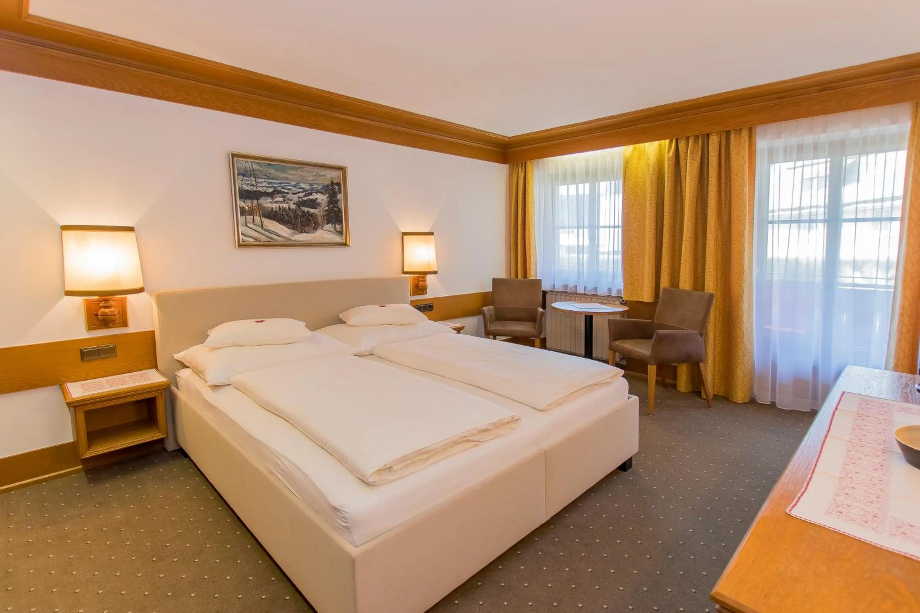 Bed in Villa Egger