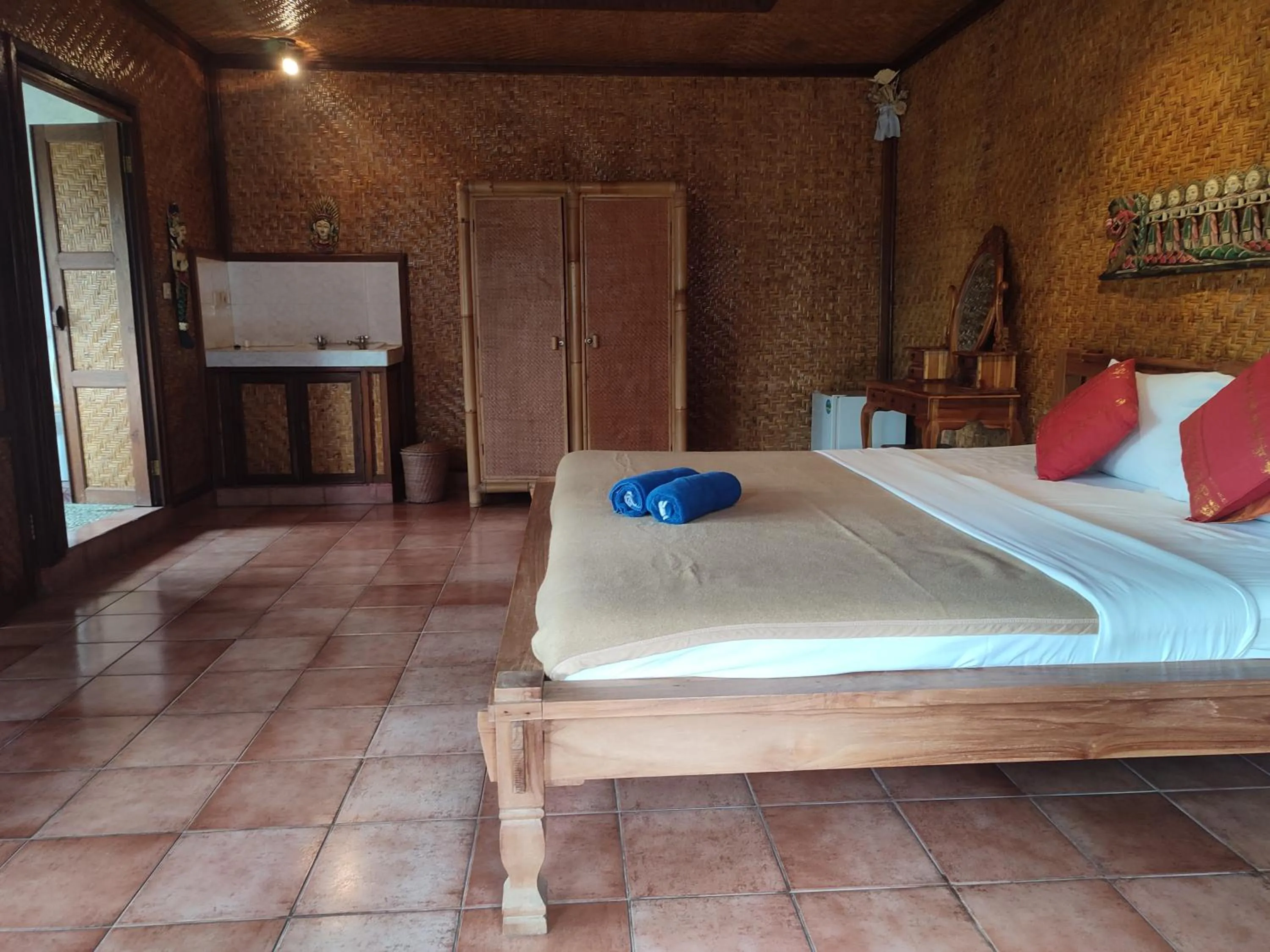 Bed in Sari Wangi Cottage