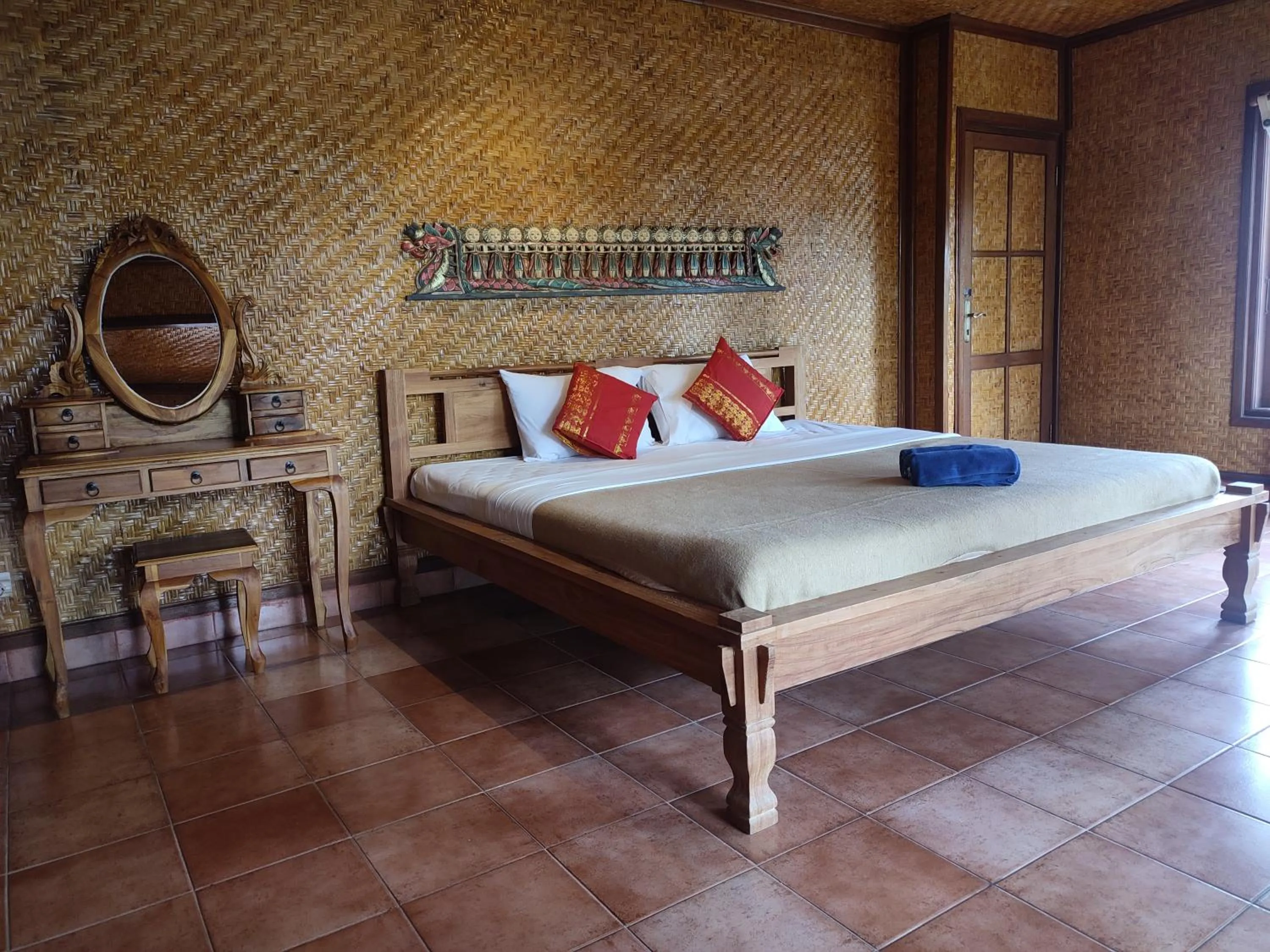 Bed in Sari Wangi Cottage