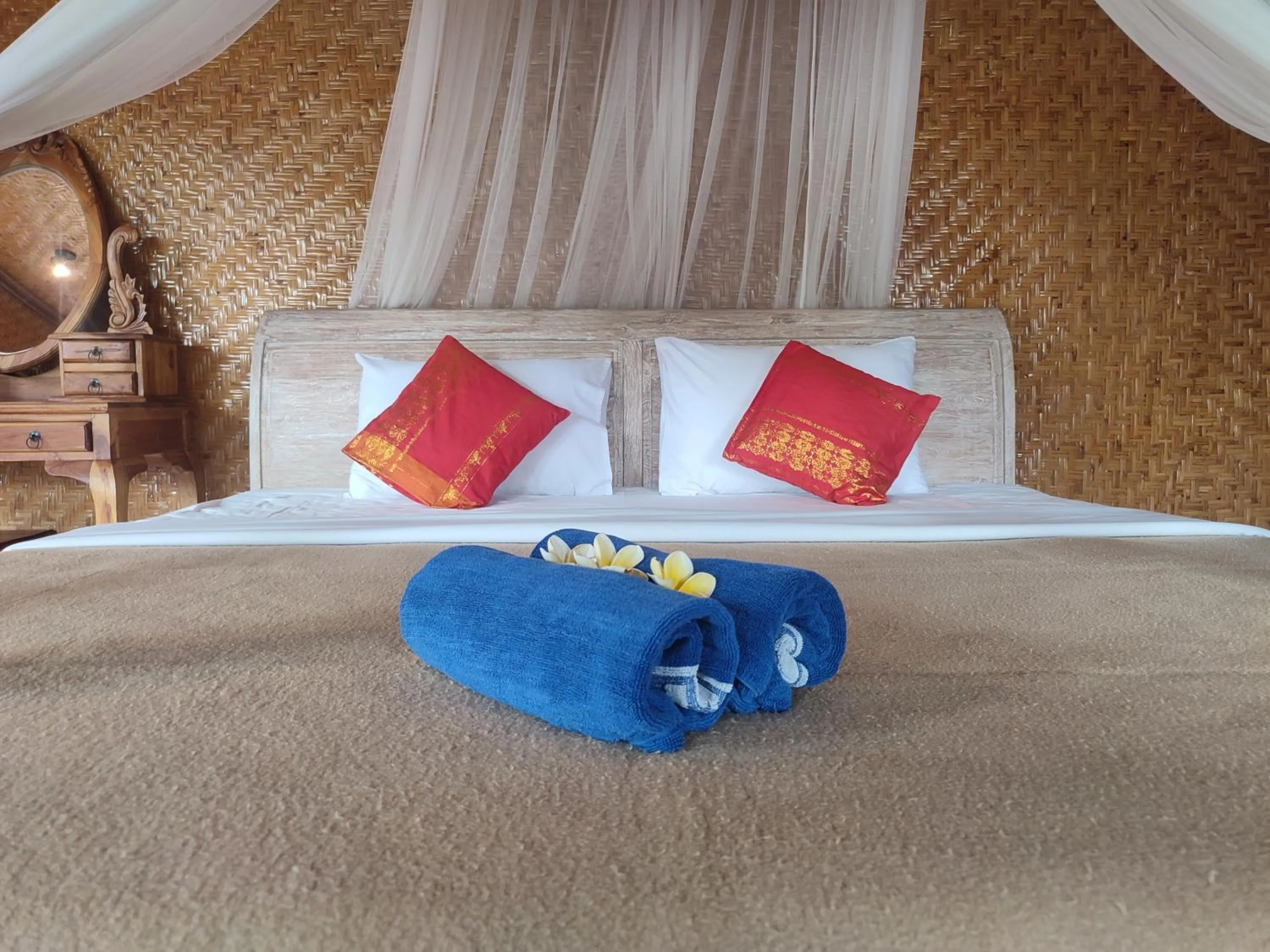 Bed in Sari Wangi Cottage