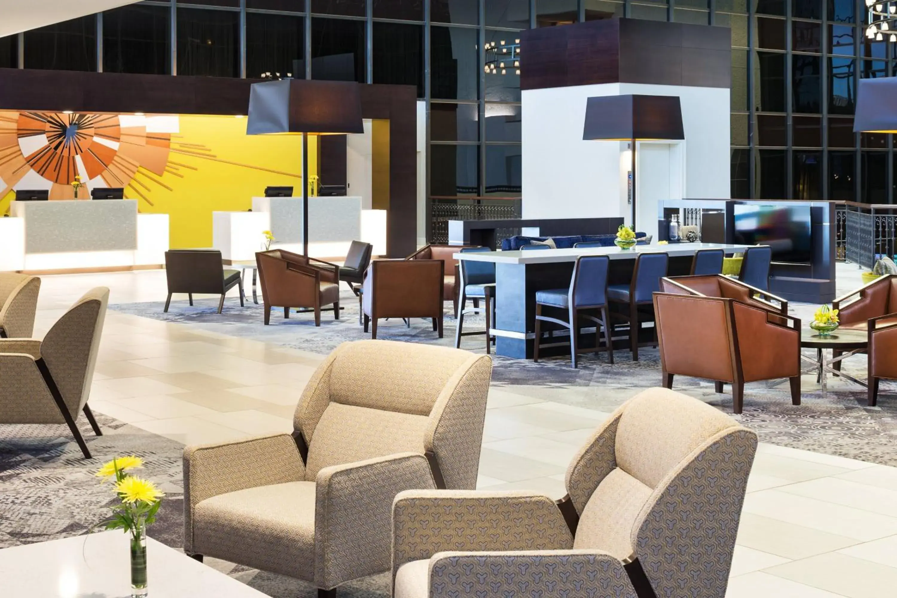 Lobby or reception in Sheraton Bloomington Lobby or reception in Sheraton Bloomington