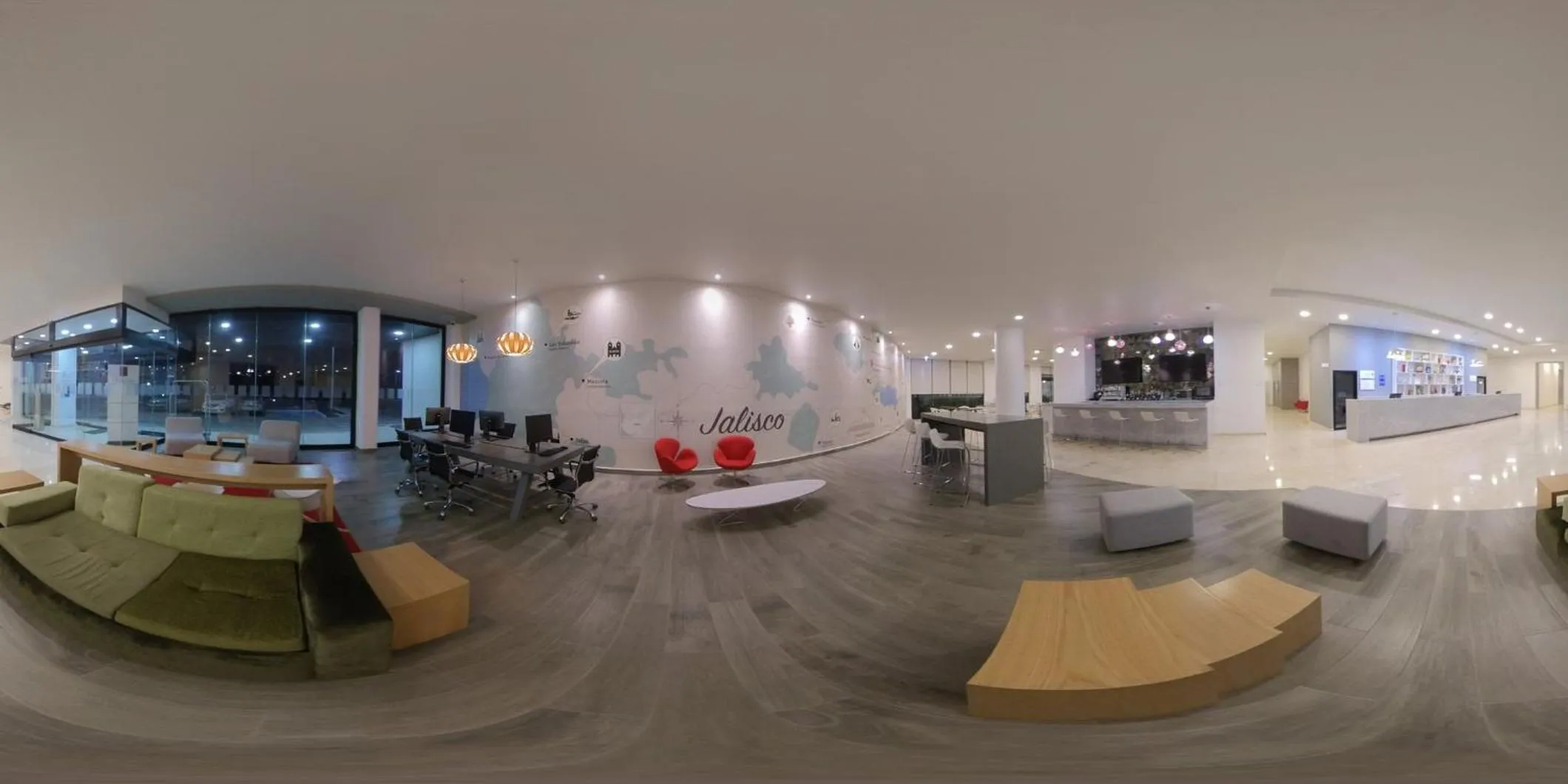 Lobby or reception in Fiesta Inn Guadalajara Aeropuerto