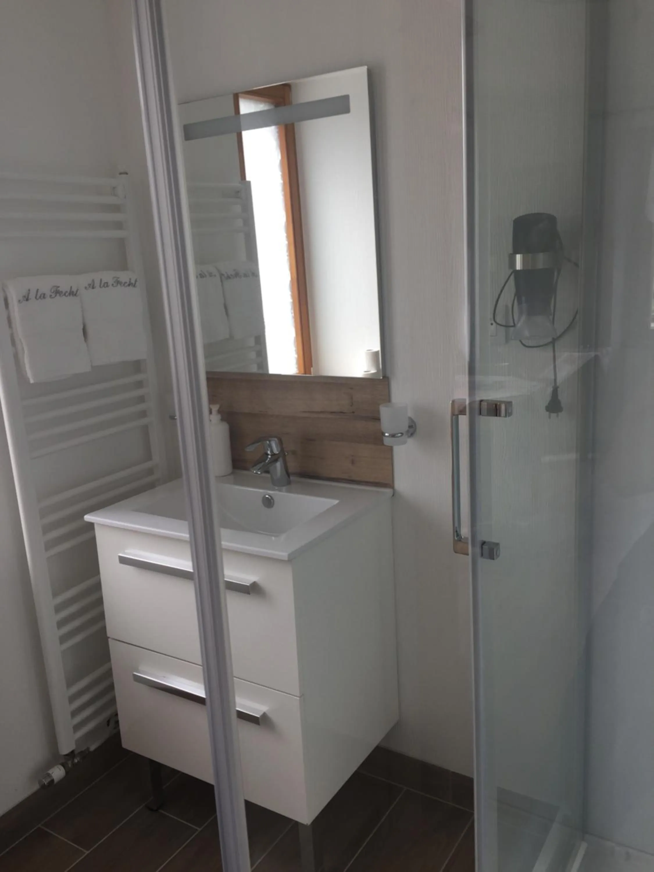 Bathroom in Chambres d'hôtes A la Fecht Nature et Bien-être