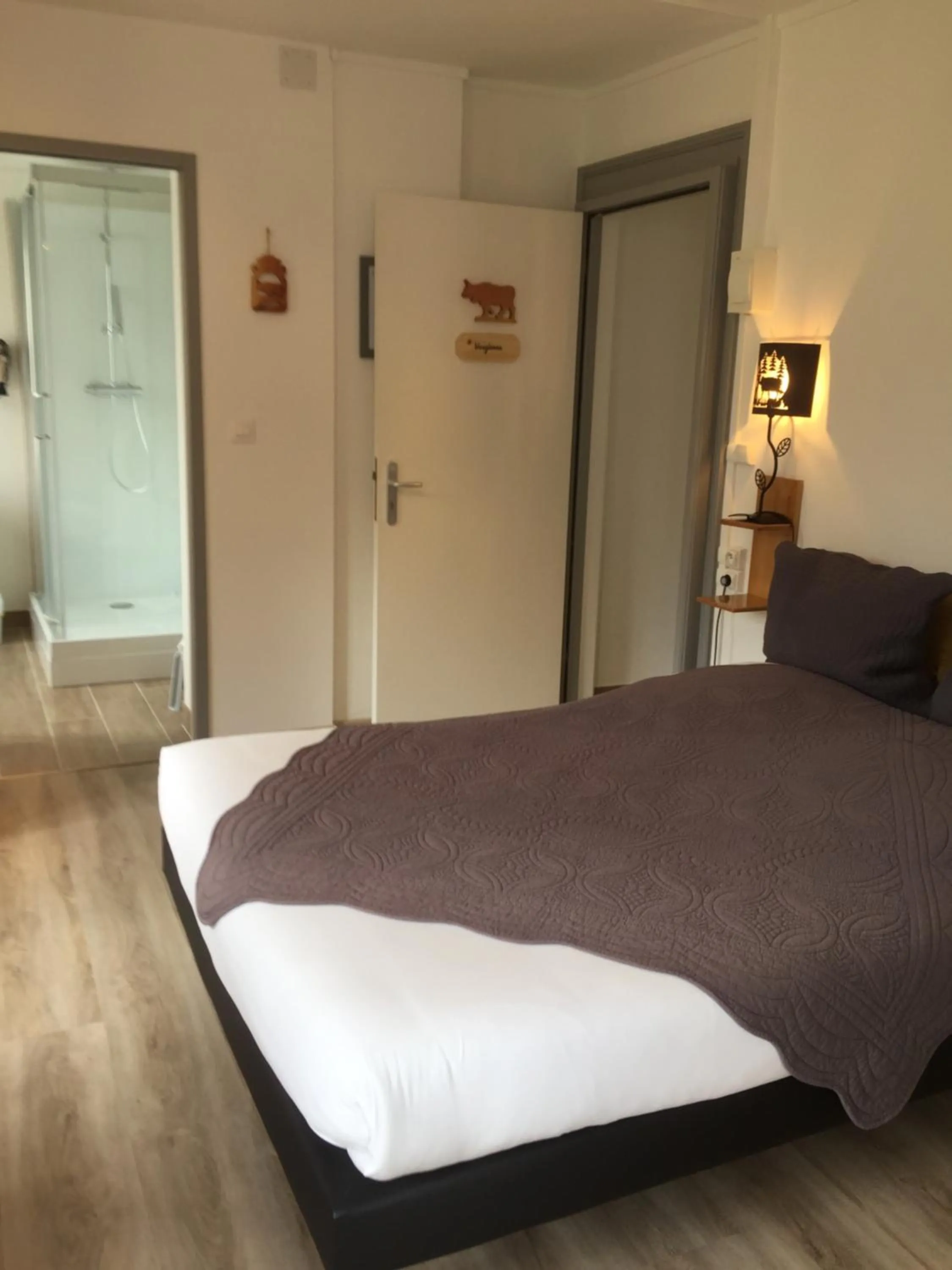 Bedroom, Bed in Chambres d'hôtes A la Fecht Nature et Bien-être