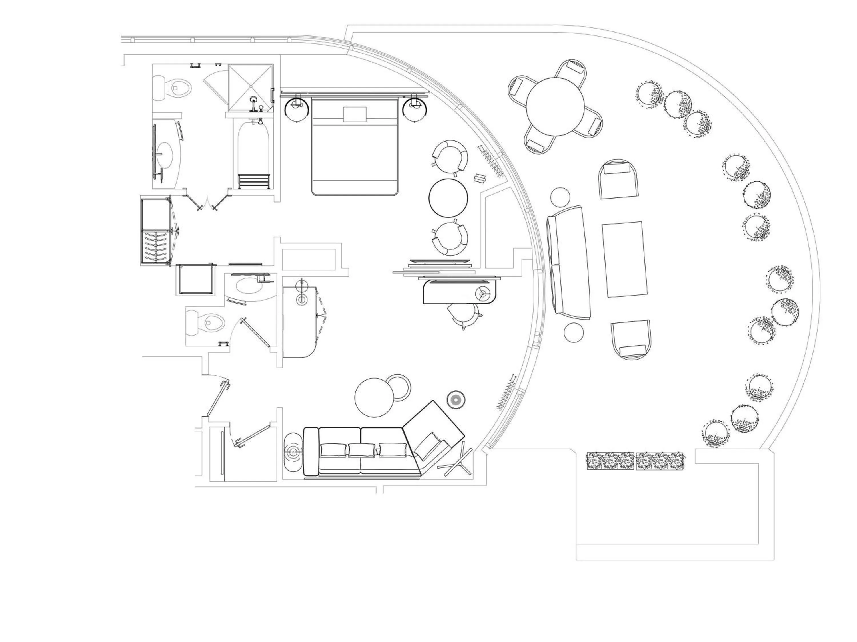 Bedroom in Sofitel New York