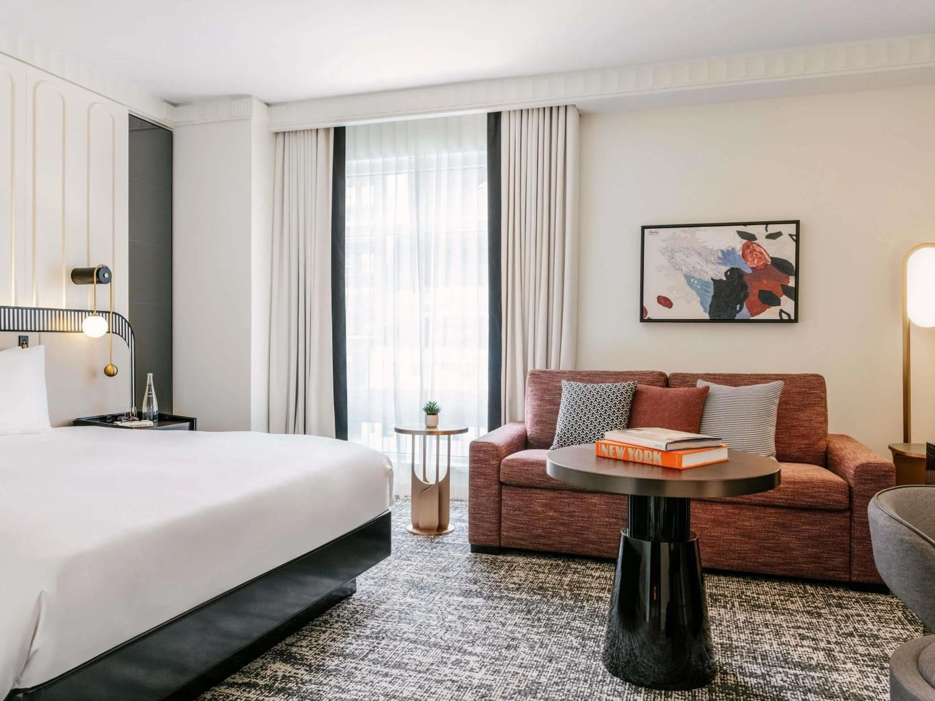 Bedroom, Bed in Sofitel New York