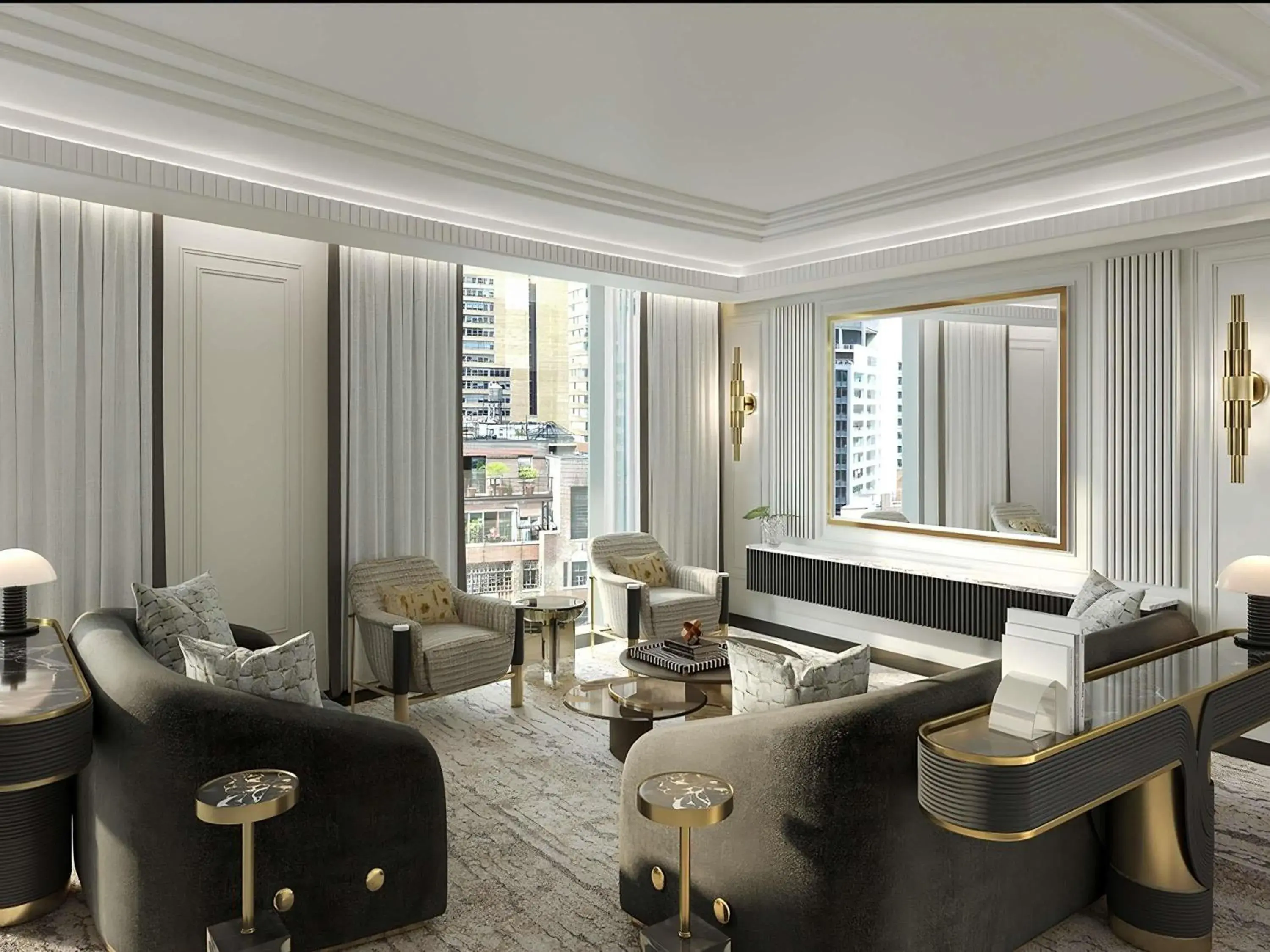 Bedroom in Sofitel New York Bedroom in Sofitel New York