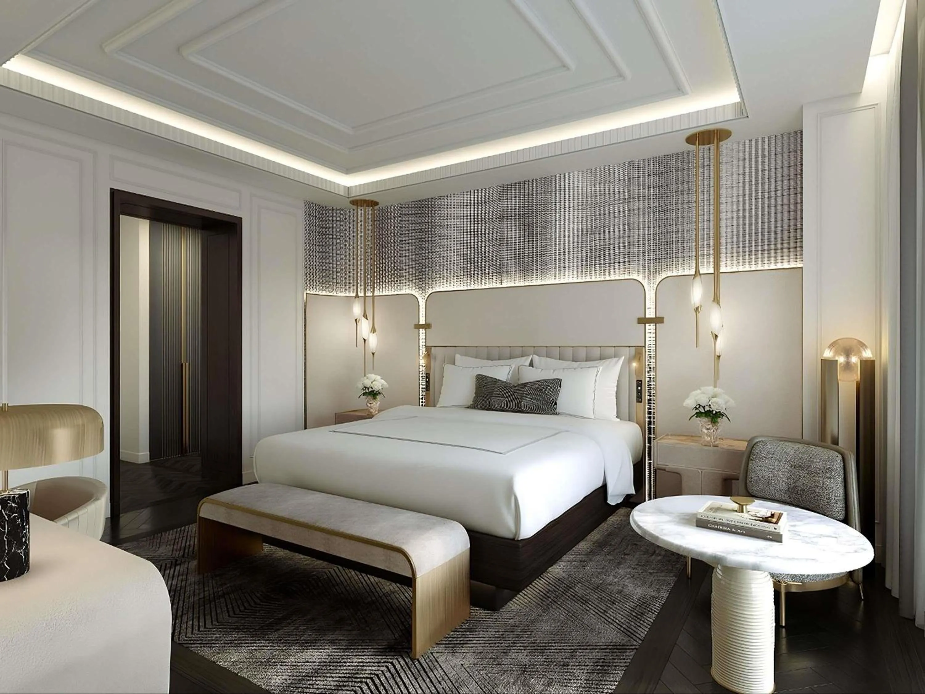 Bedroom, Bed in Sofitel New York