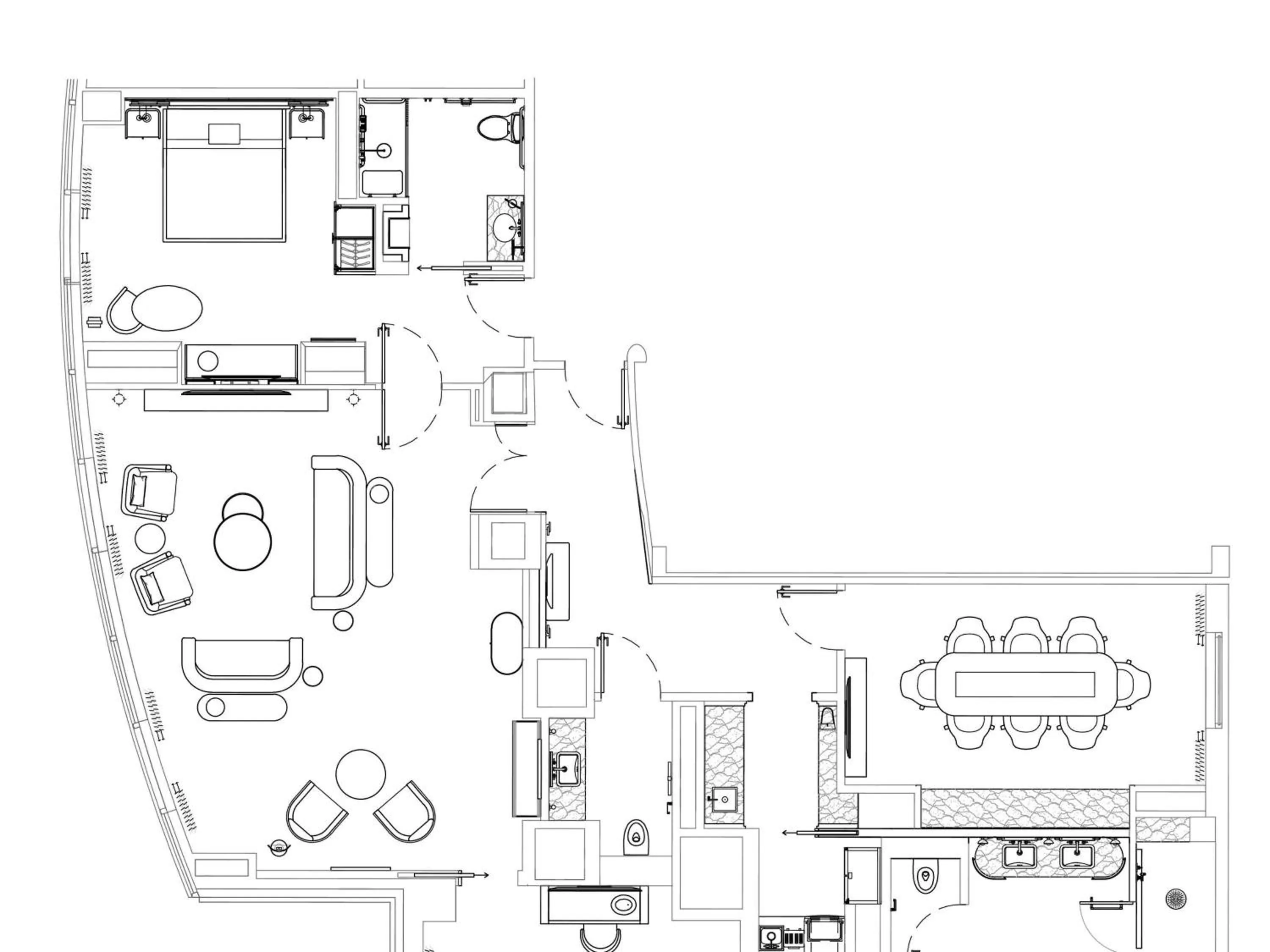 Bedroom in Sofitel New York