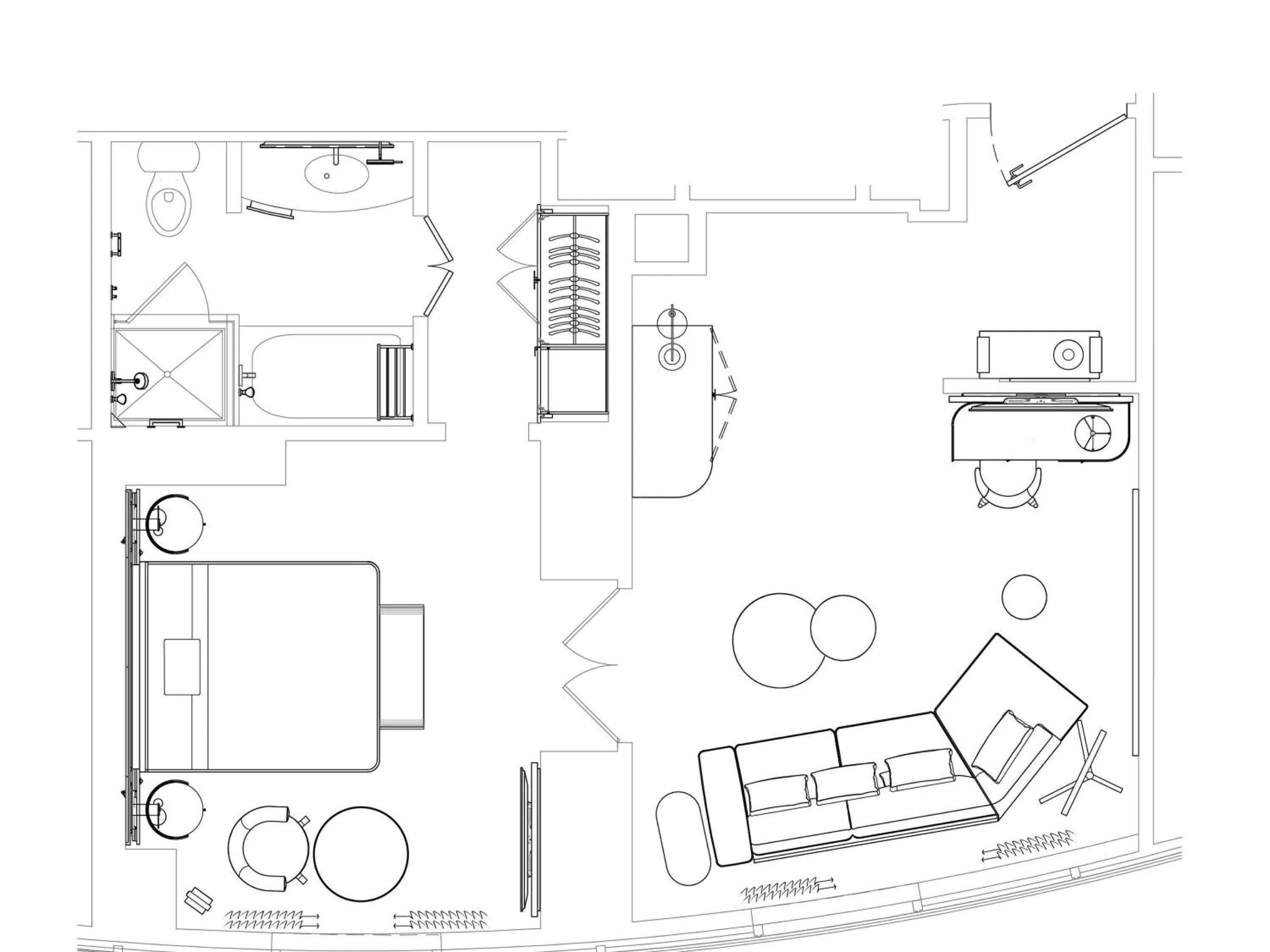 Bedroom in Sofitel New York