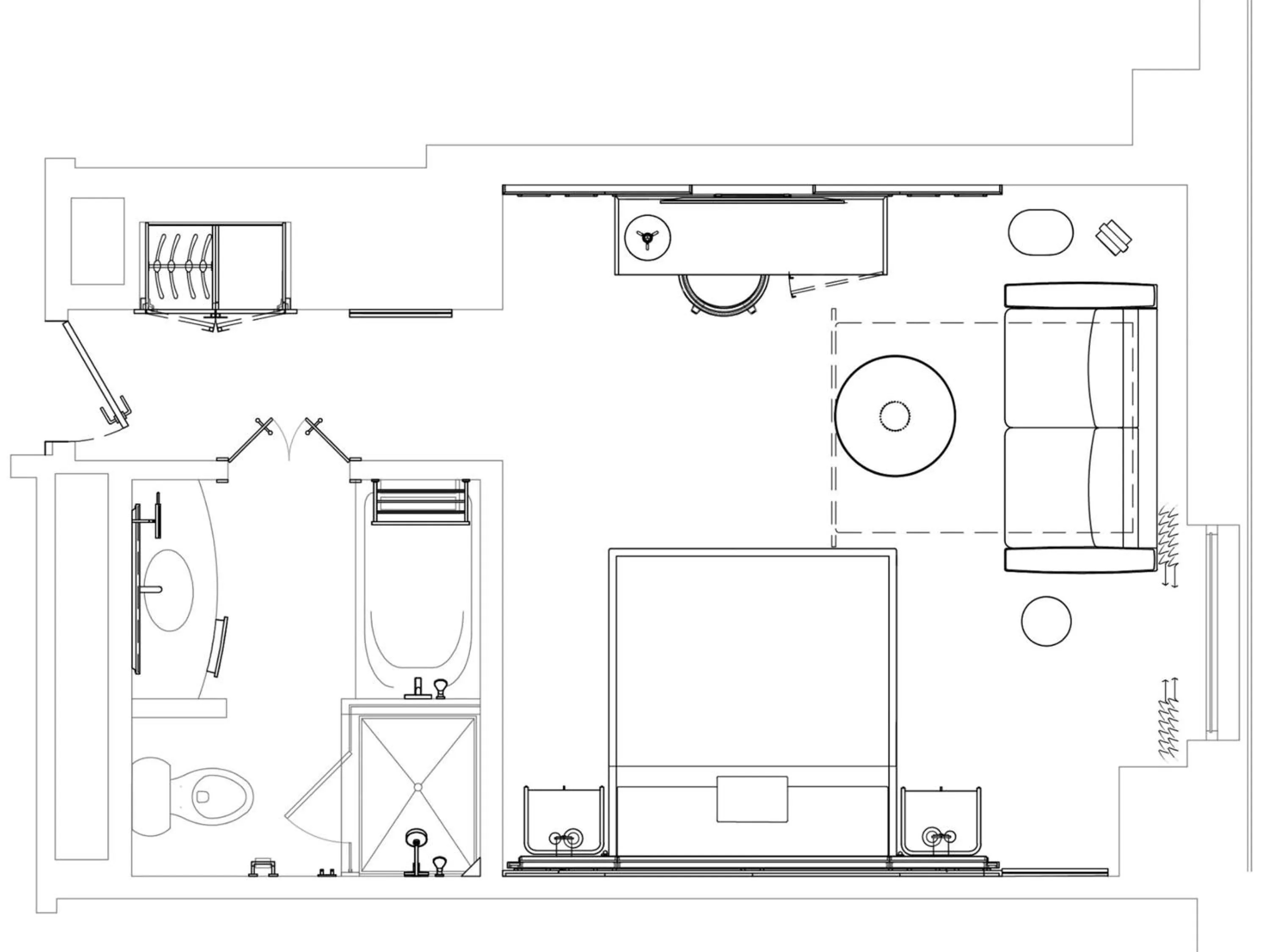 Bedroom in Sofitel New York