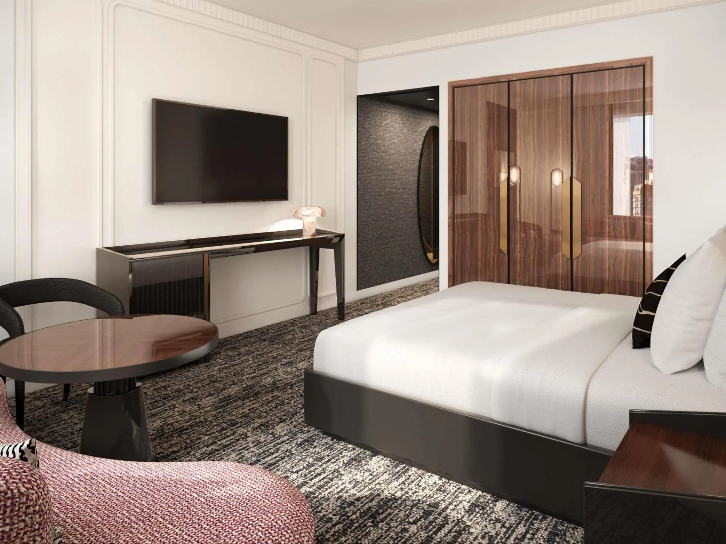 Bedroom, Bed in Sofitel New York Bedroom, Bed in Sofitel New York