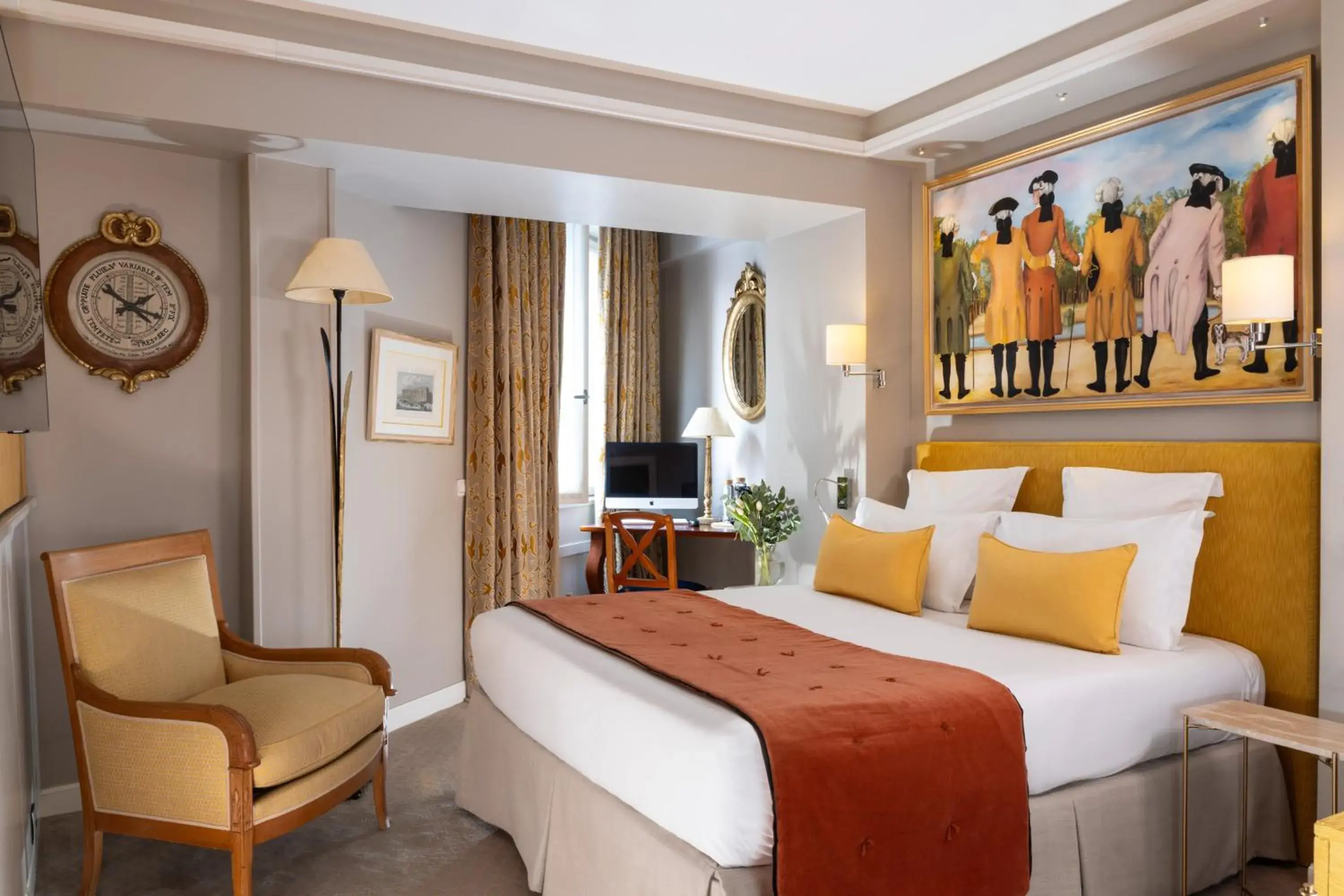 Double Room - Disability Access (Ground Floor) in Hôtel Le Relais des Halles Double Room - Disability Access (Ground Floor) in Hôtel Le Relais des Halles