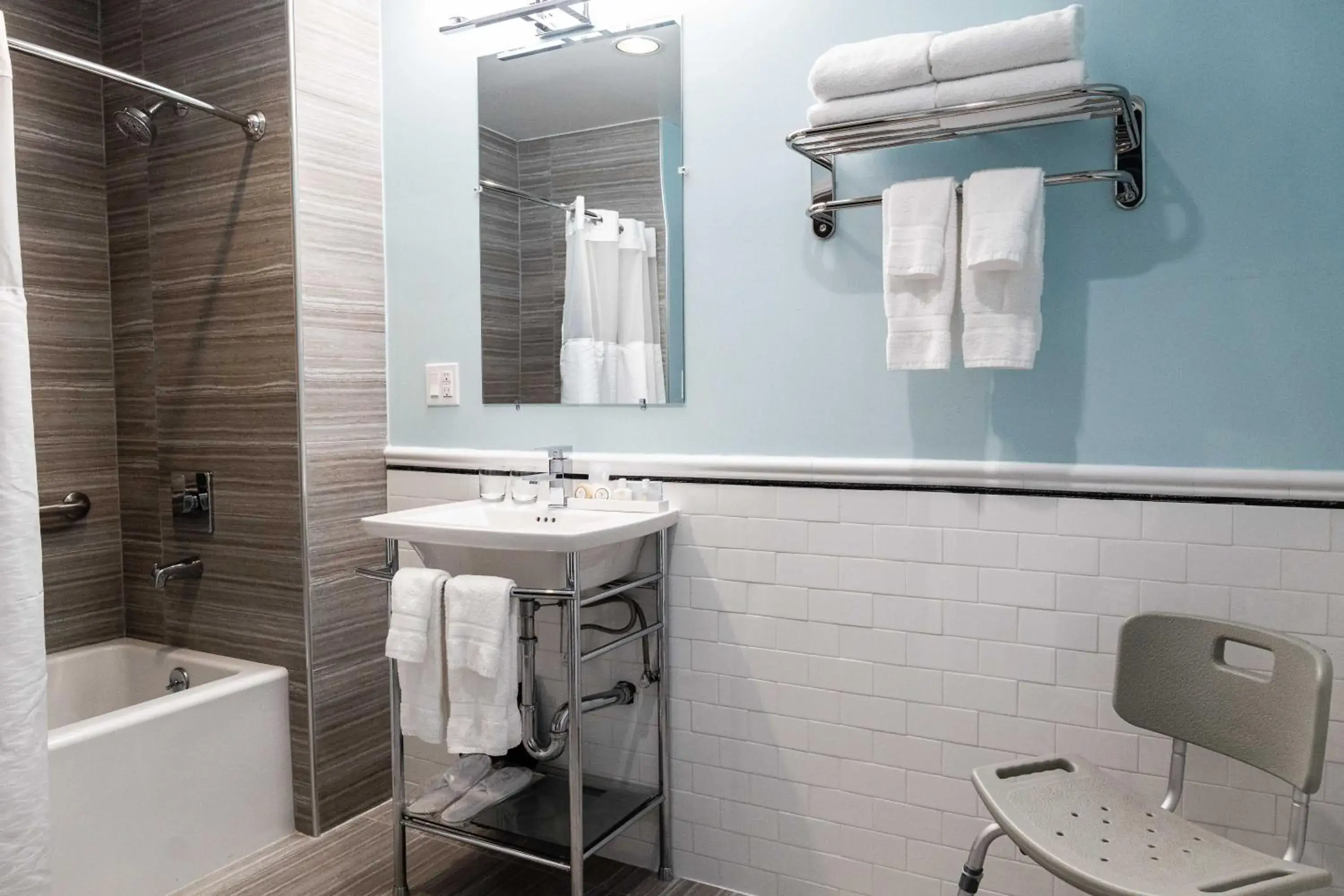 Bathroom in Hotel Bijou - Union Square Bathroom in Hotel Bijou - Union Square