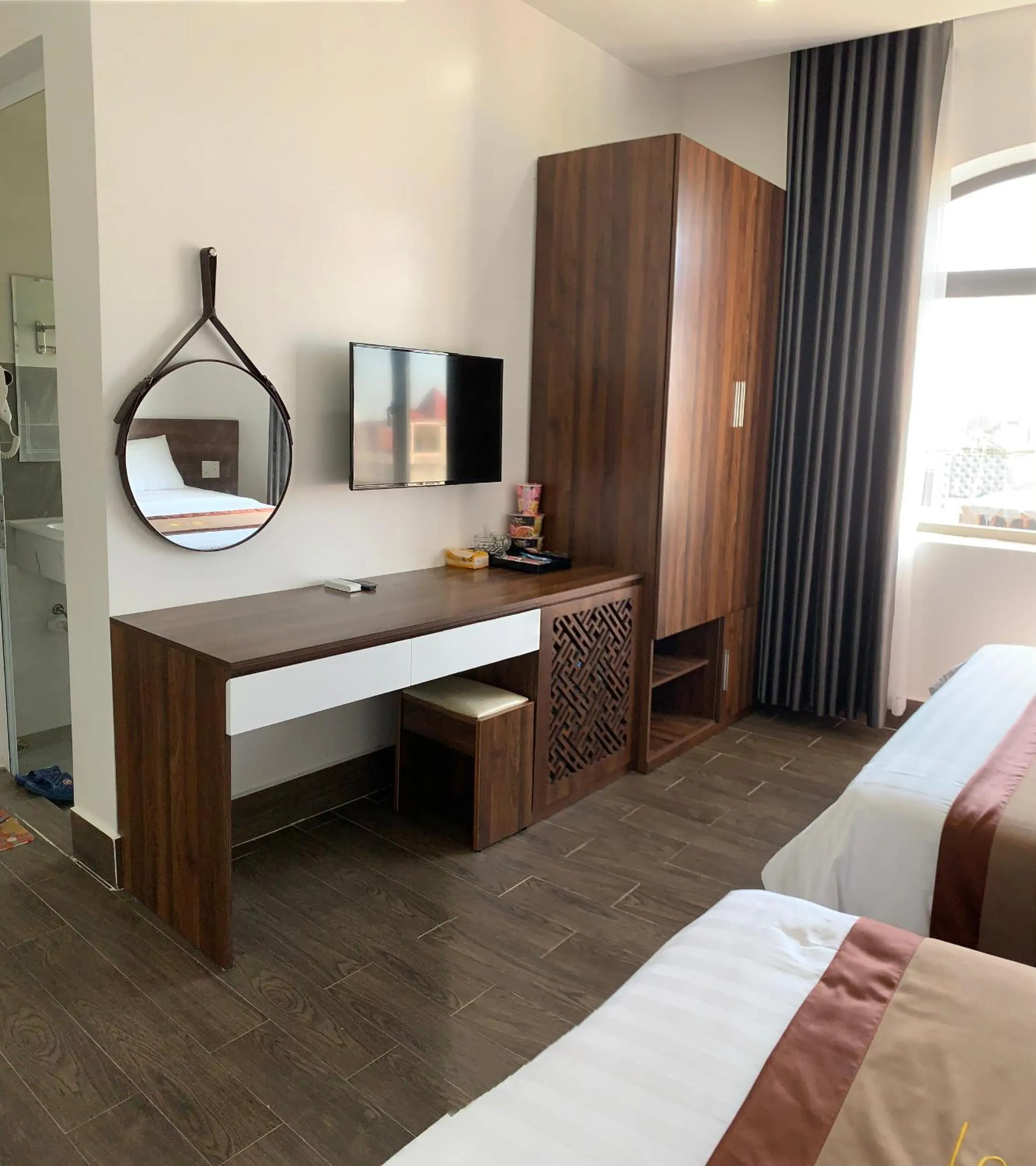 Bed in Win Win Hotel - Khách Sạn Hải Phòng