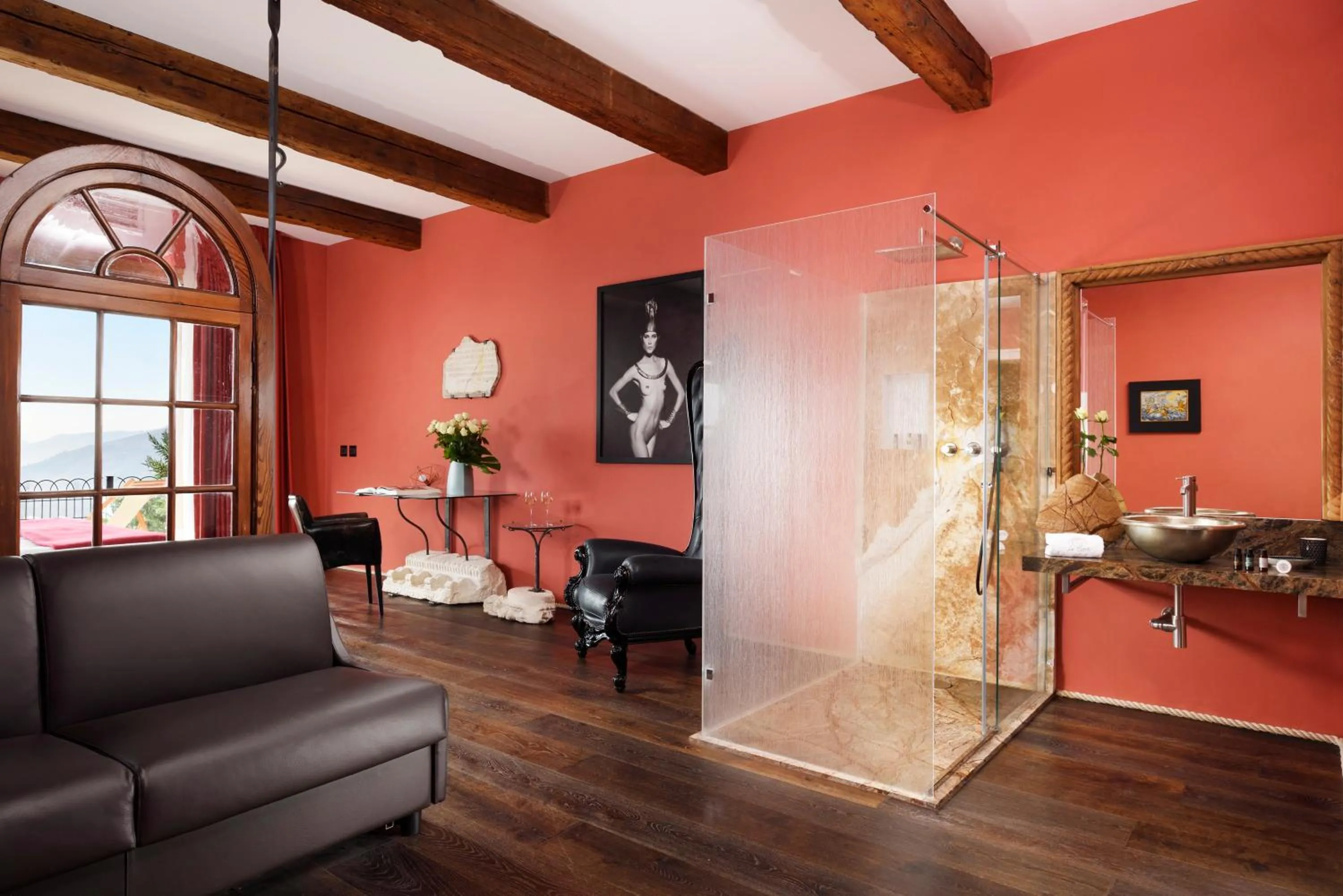 Shower in Tenuta Le Cave