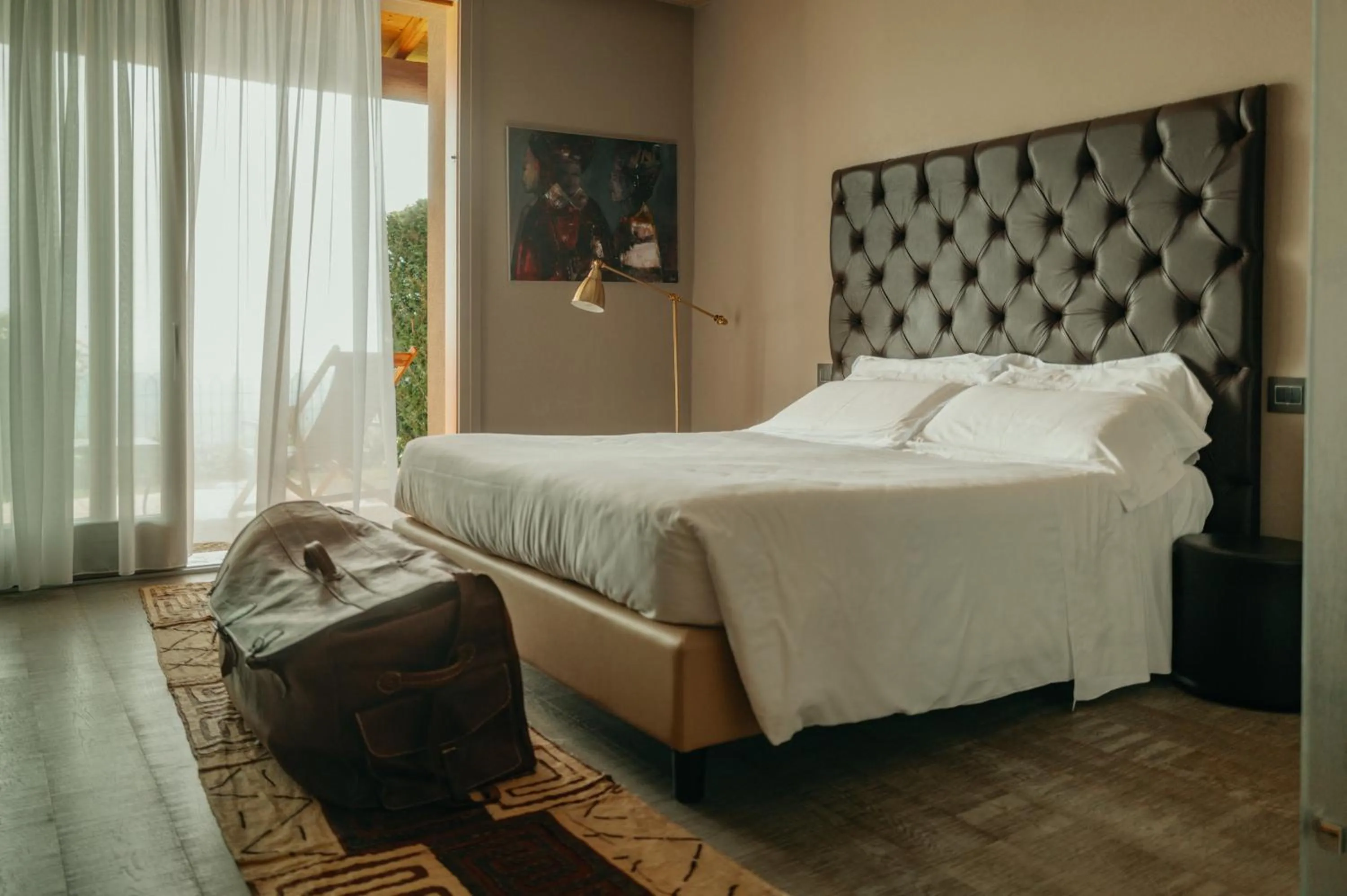 Bed in Tenuta Le Cave