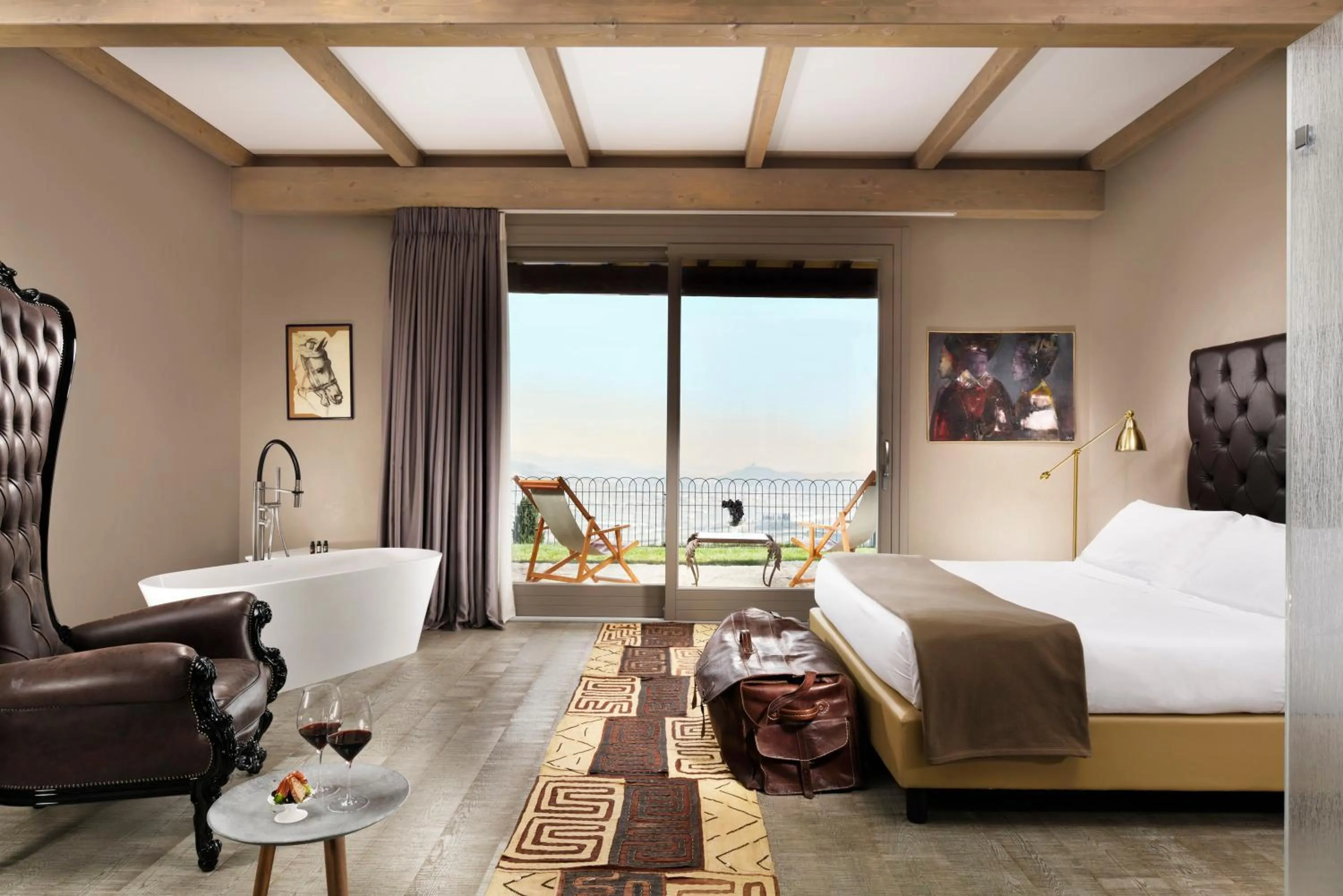 Photo of the whole room, Bed in Tenuta Le Cave