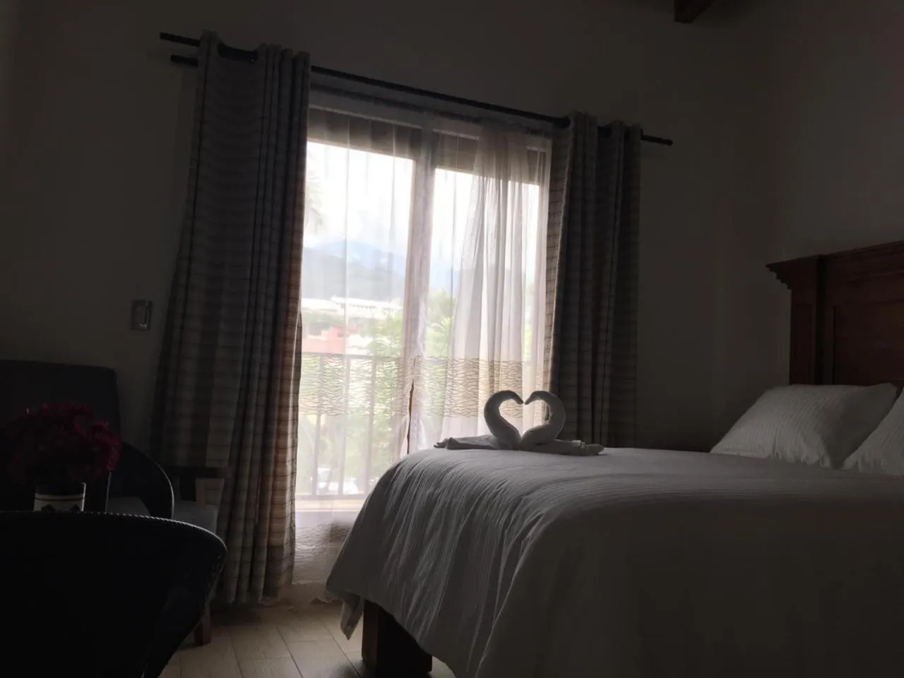 Bed in Hotel Concierge Flor y Canto